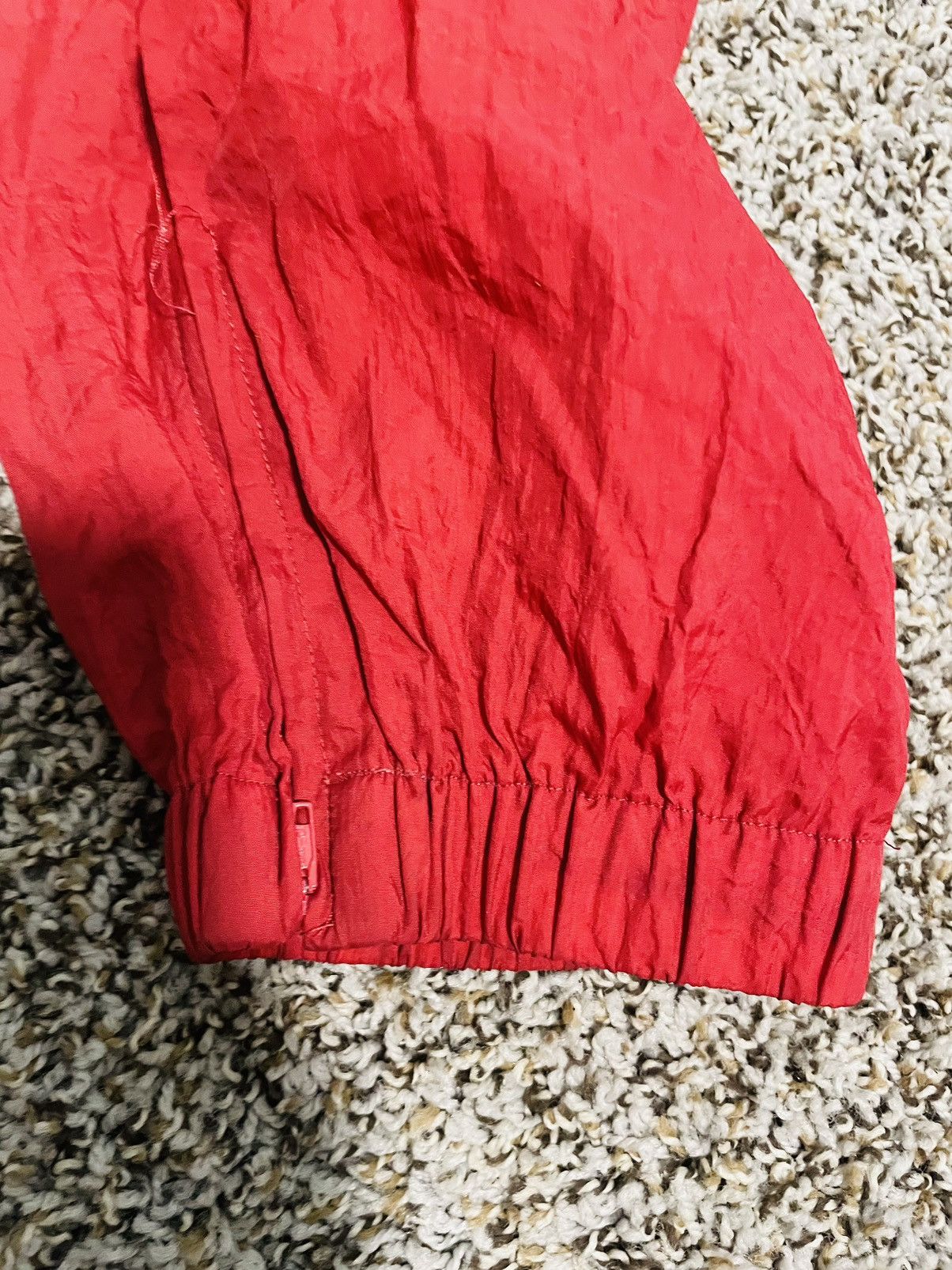 Reebok × Vintage Vintage Reebok Red Nylon Track Pants L Size US 34 / EU 50 - 2 Thumbnail