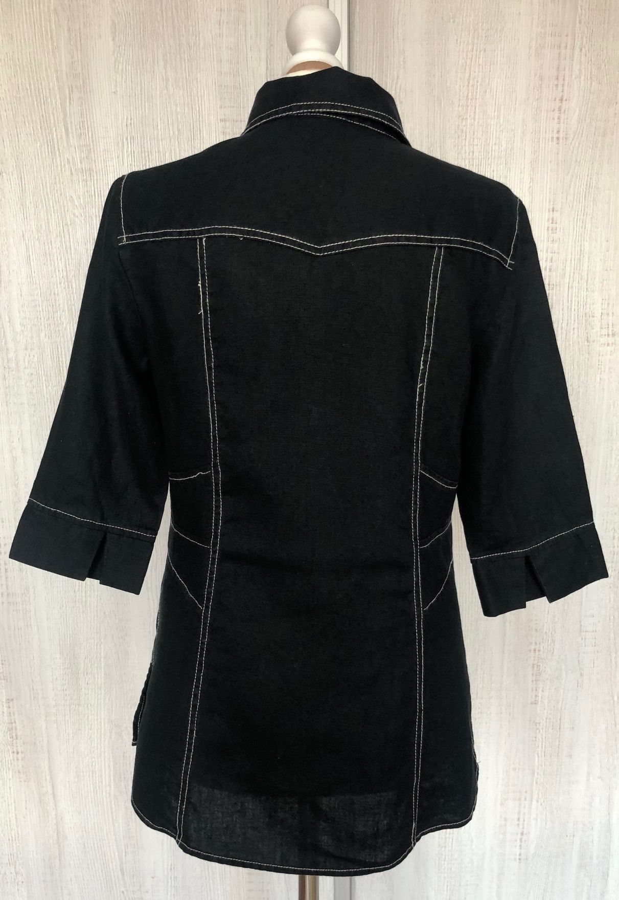 Other Women's linen jacket size L/40 brown Size L / US 10 / IT 46 - 2 Thumbnail
