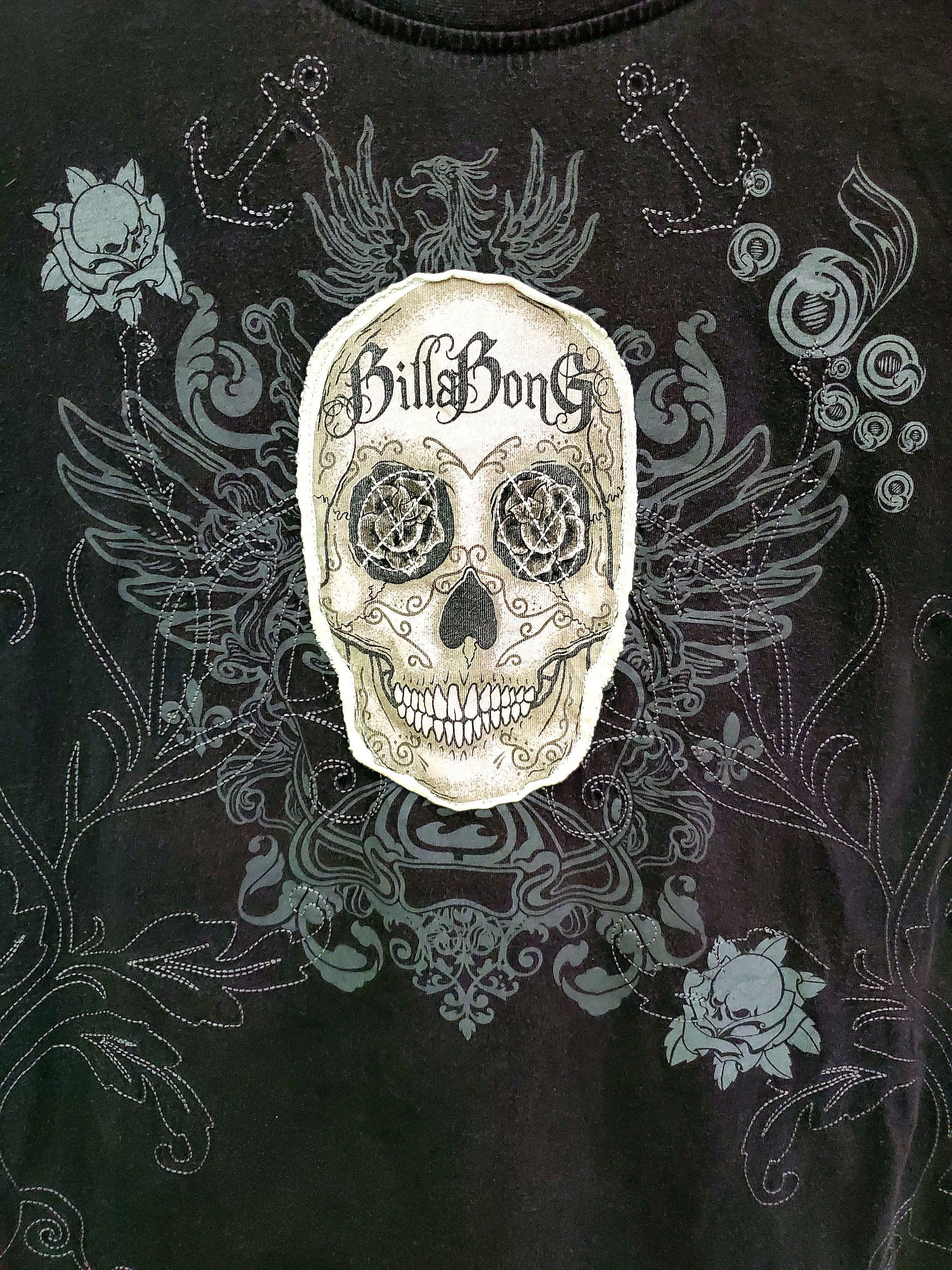 Billabong × Vintage Vintage Billabong Skull Tshirt size S Size US S / EU 44-46 / 1 - 2 Thumbnail