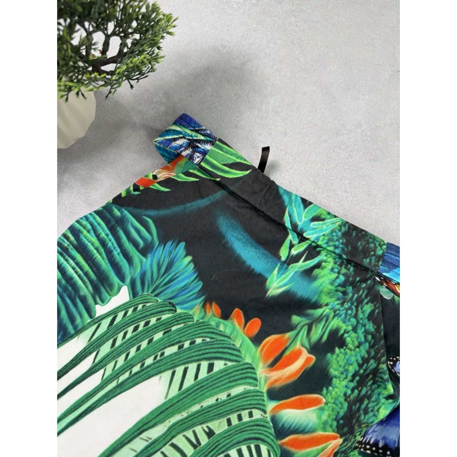 Roberto Cavalli Roberto Cavalli Women Mini Skirt Floral Avant Garde Size 29" - 17 Thumbnail