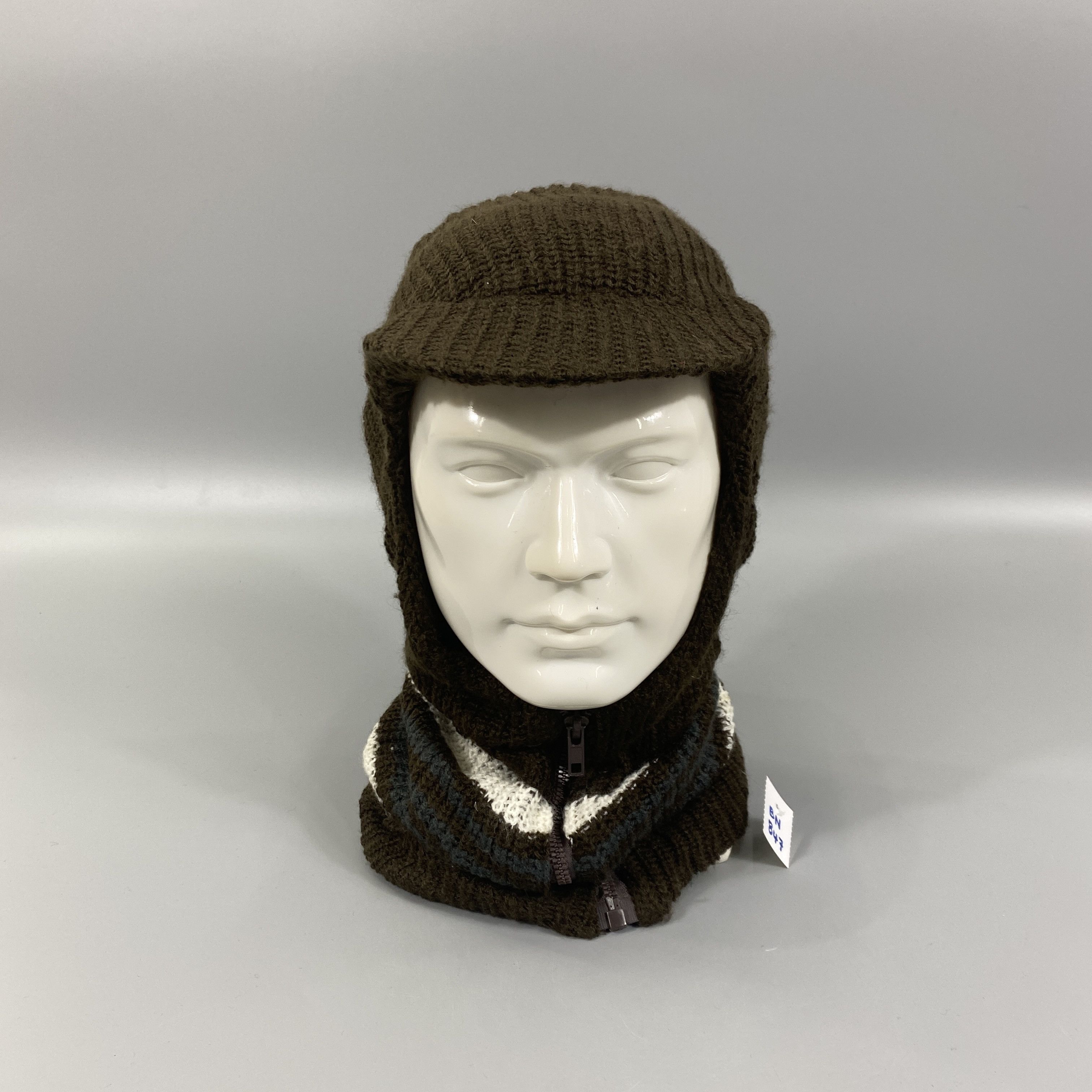 Japanese Brand Ski Cap Hat With Zipper -BN847 Size ONE SIZE - 1 Thumbnail