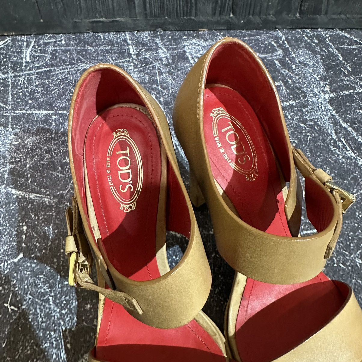 Tod's TOD’S - Women’s Leather Sandals Size 35 Size US 5 / IT 35 - 7 Thumbnail