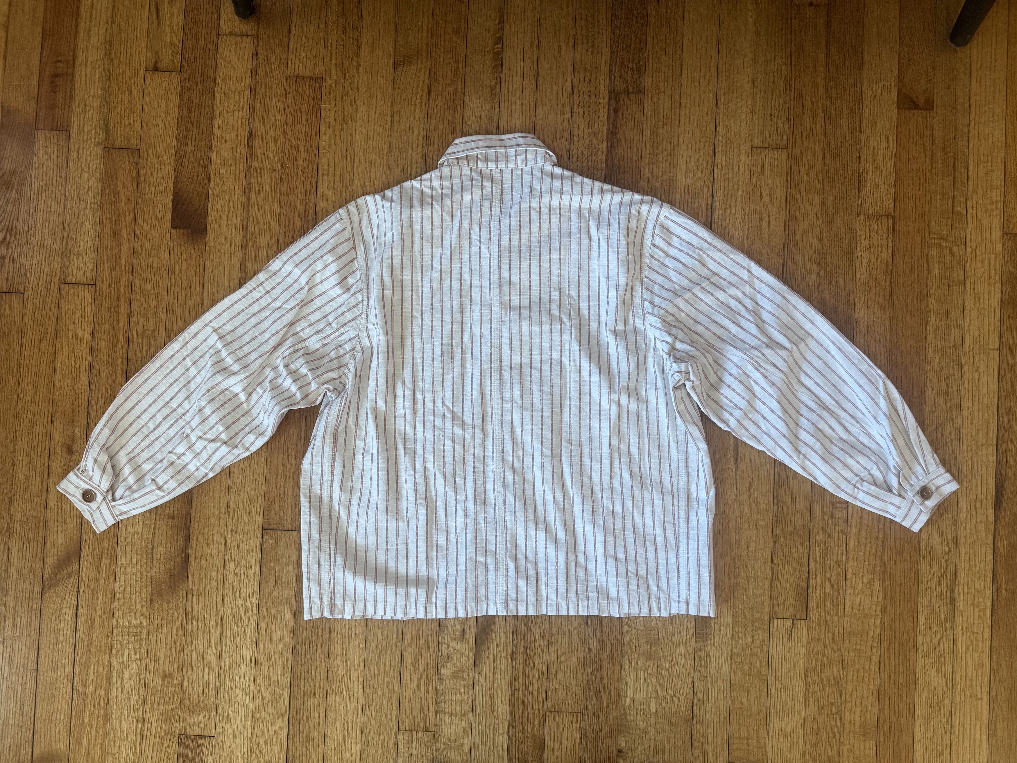 Other NWT Ségo Ségo XXL Striped Linen Work Shirt Size US XXL / EU 58 / 5 - 2 Thumbnail