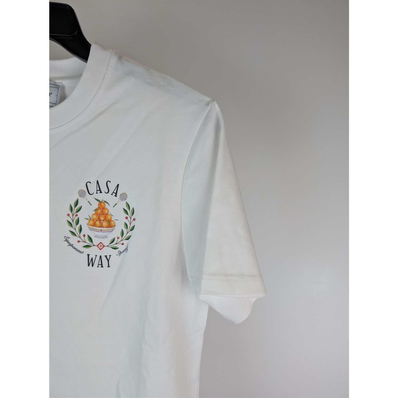 Casablanca o1rshd1 CC20 Casa Way Printed T-Shirt White Jersey in White Size US S / EU 44-46 / 1 - 6 Thumbnail