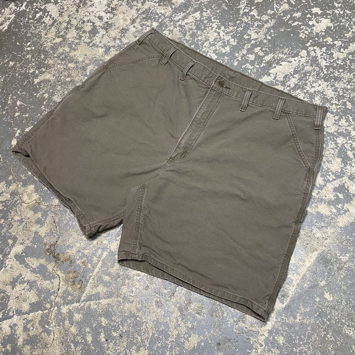 Other Vintage Carhartt Brown/Green Carpenter Workwear Shorts Jorts Size US 43 - 6 Thumbnail