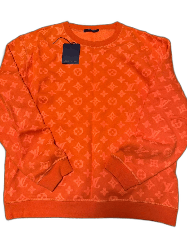 Louis Vuitton Louis Vuitton Monogram Flocked Sweatshirt Size US XXL / EU 58 / 5 - 1 Thumbnail