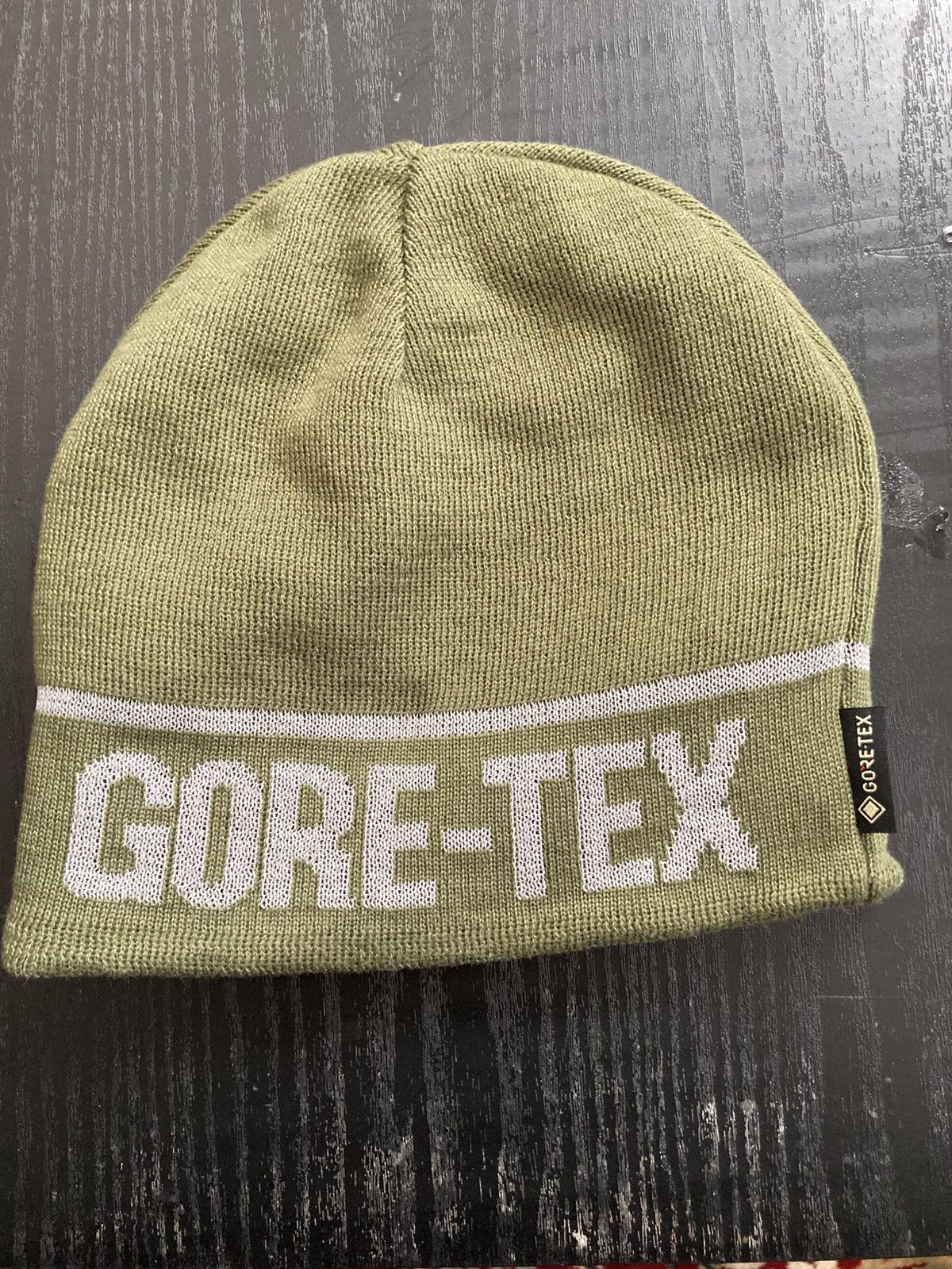 Palace Palace Gore-Tex Nein Cuff Beanie Olive Size ONE SIZE - 4 Thumbnail