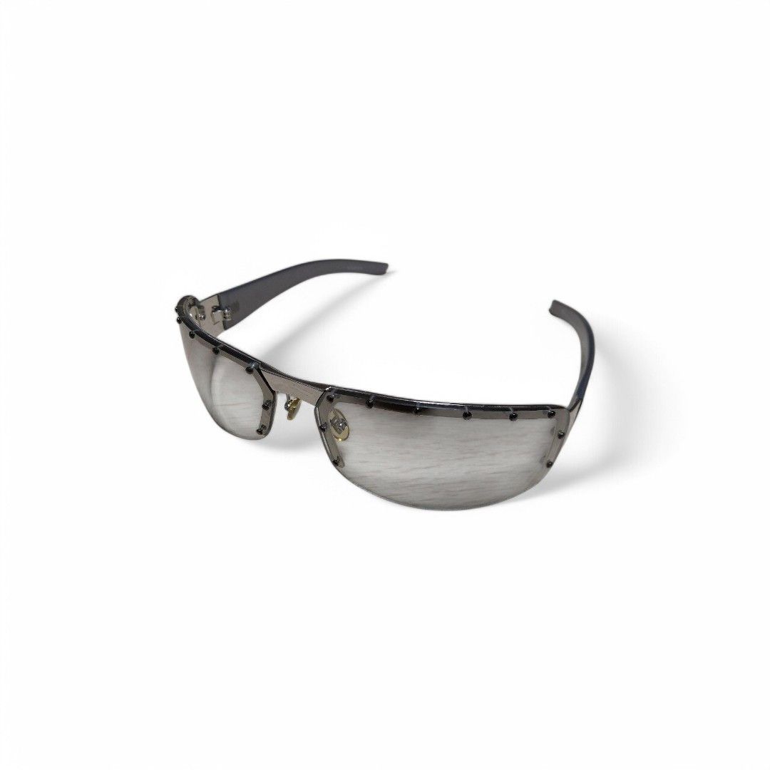 Gucci Gucci - Studded GG Logo Sunglasses Shades Gray Monogram Size ONE SIZE - 1 Thumbnail