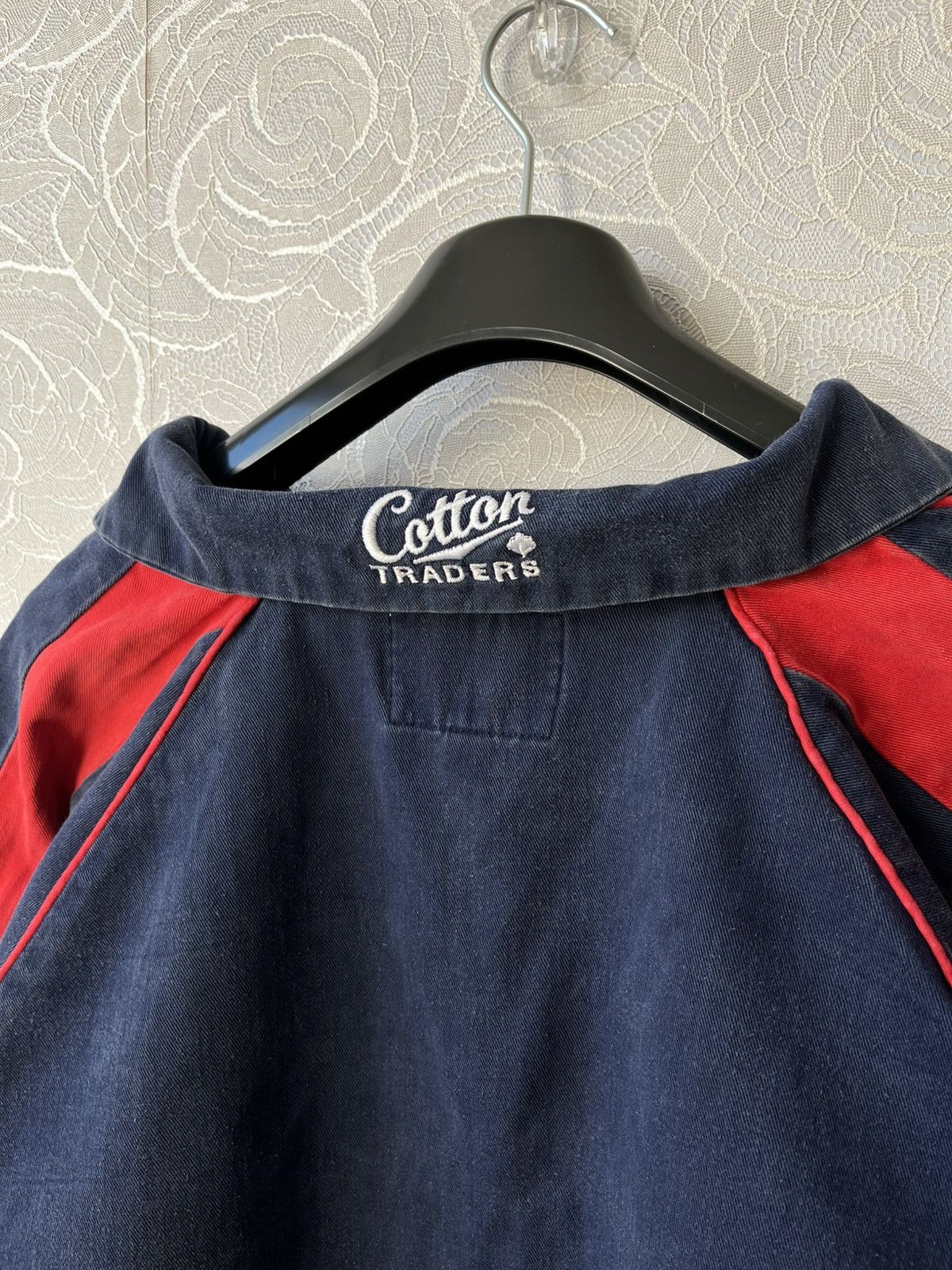 Cotton Traders Cotton Traders Vintage 90s England Rugby Shirt Navy Red XL Size US XL / EU 56 / 4 - 7 Thumbnail