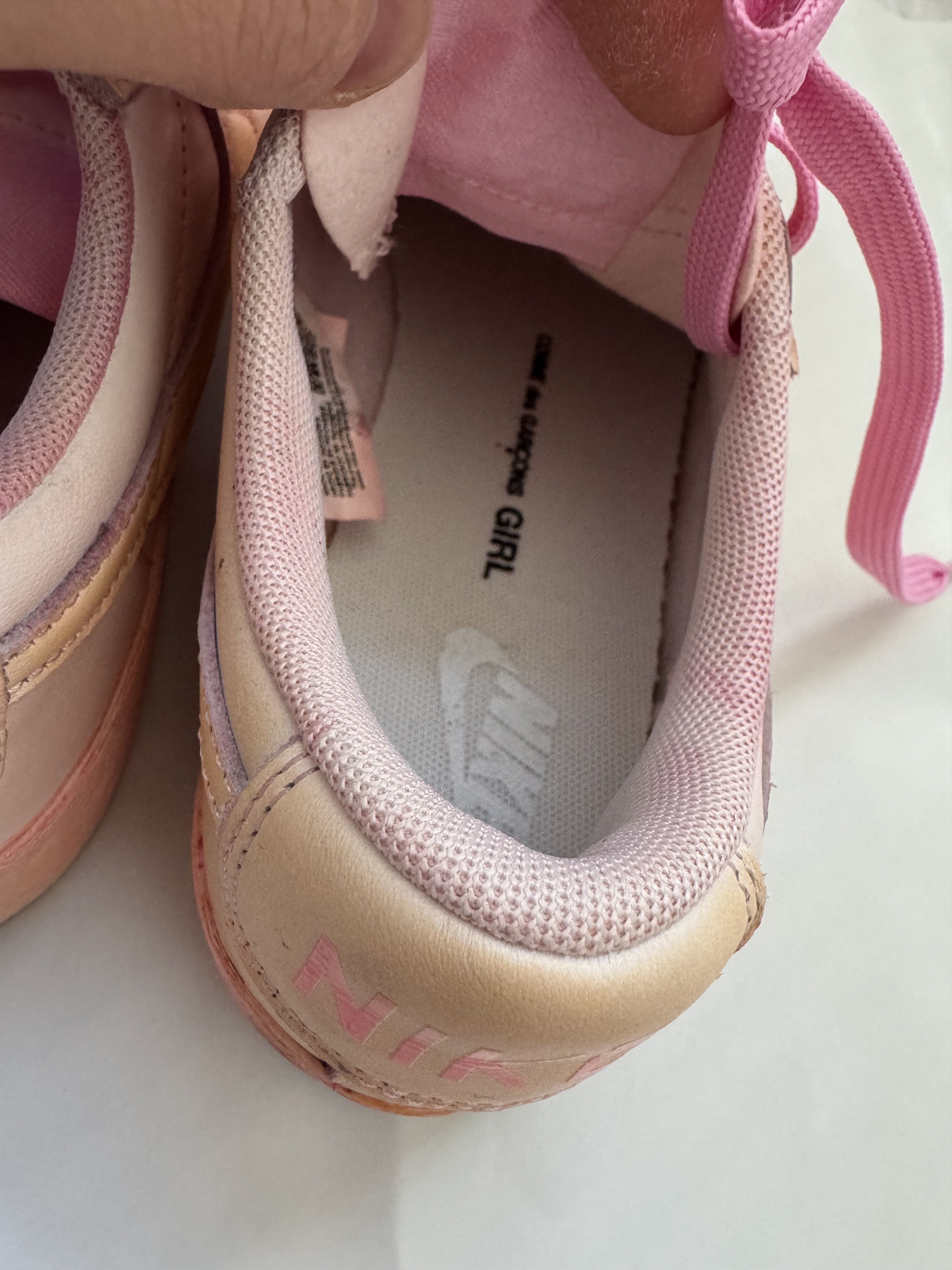 Comme des Garcons COMME DES GARÇONS GIRL Nike Blazer Low Pink Size US 7 / IT 37 - 7 Thumbnail