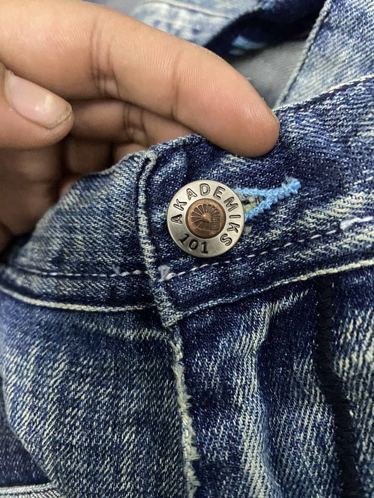 Akademiks × Designer × Japanese Brand AKADEMIKS 101 buggy hagi jeans Size US 40 / EU 56 - 6 Thumbnail