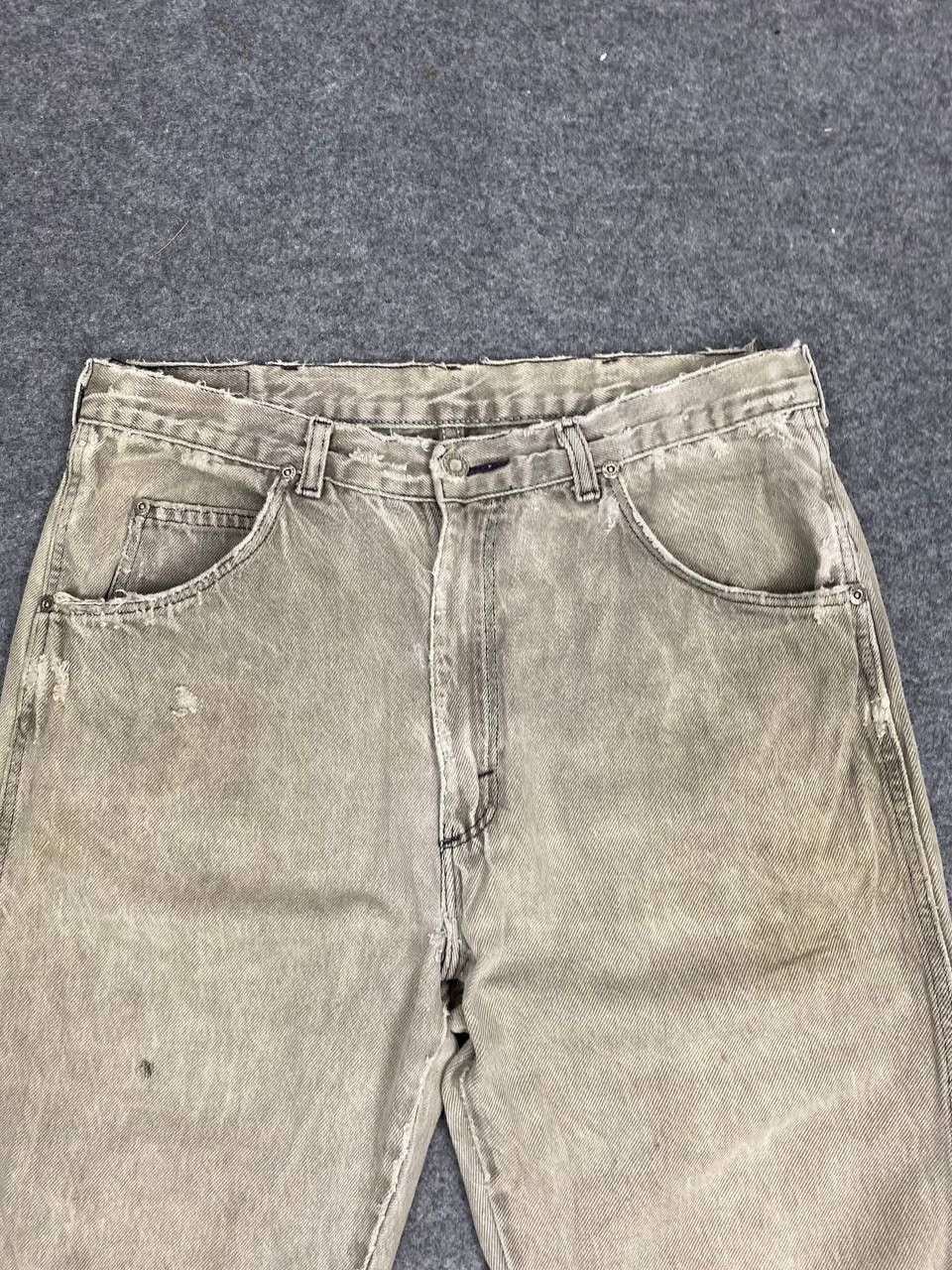 Wrangler vintage wrangler distressed denim nice design Size US 34 / EU 50 - 10 Thumbnail