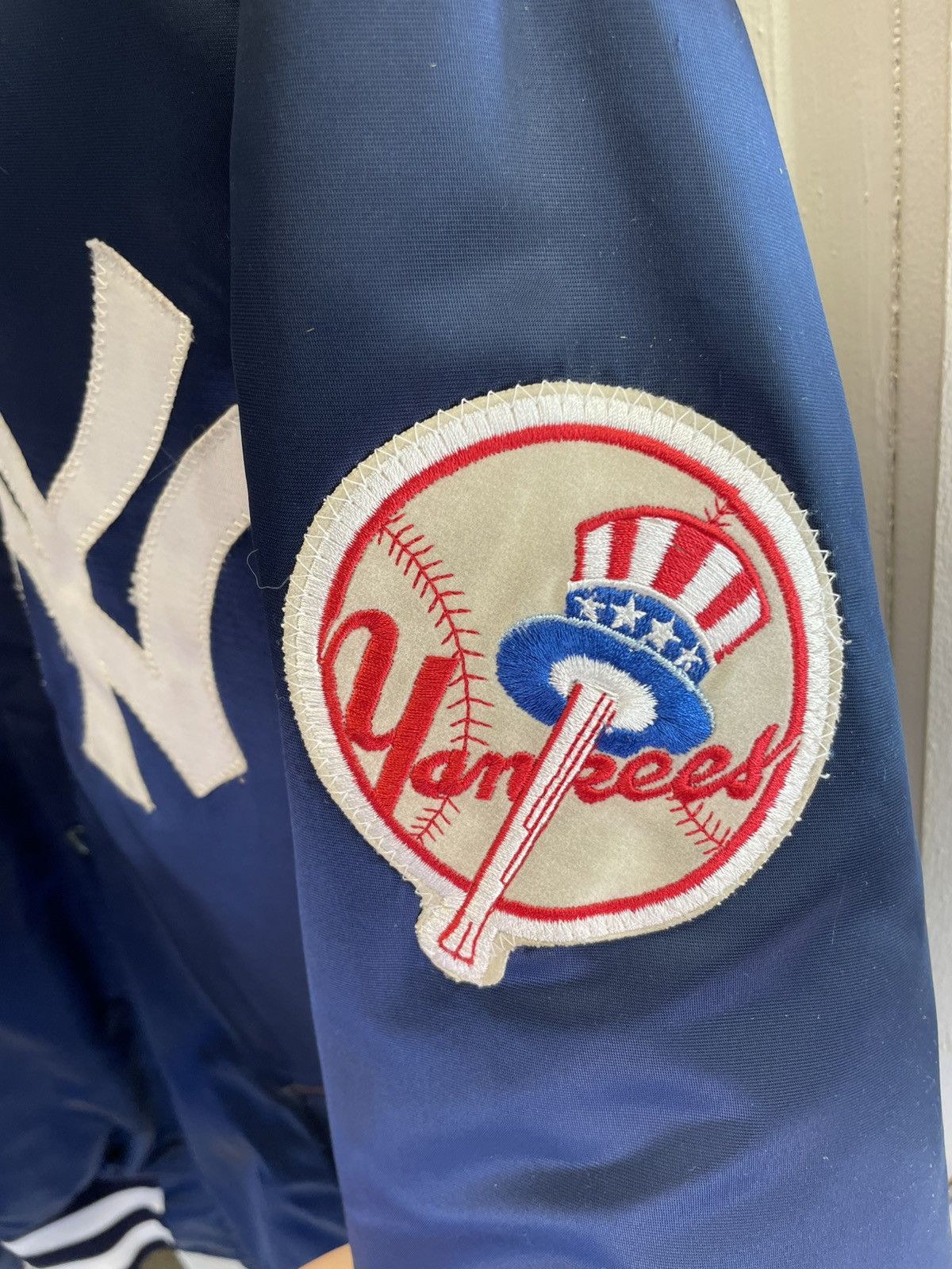 Vintage Vintage Vintage 80's Yankees Satin Starter Size US L / EU 52-54 / 3 - 3 Thumbnail