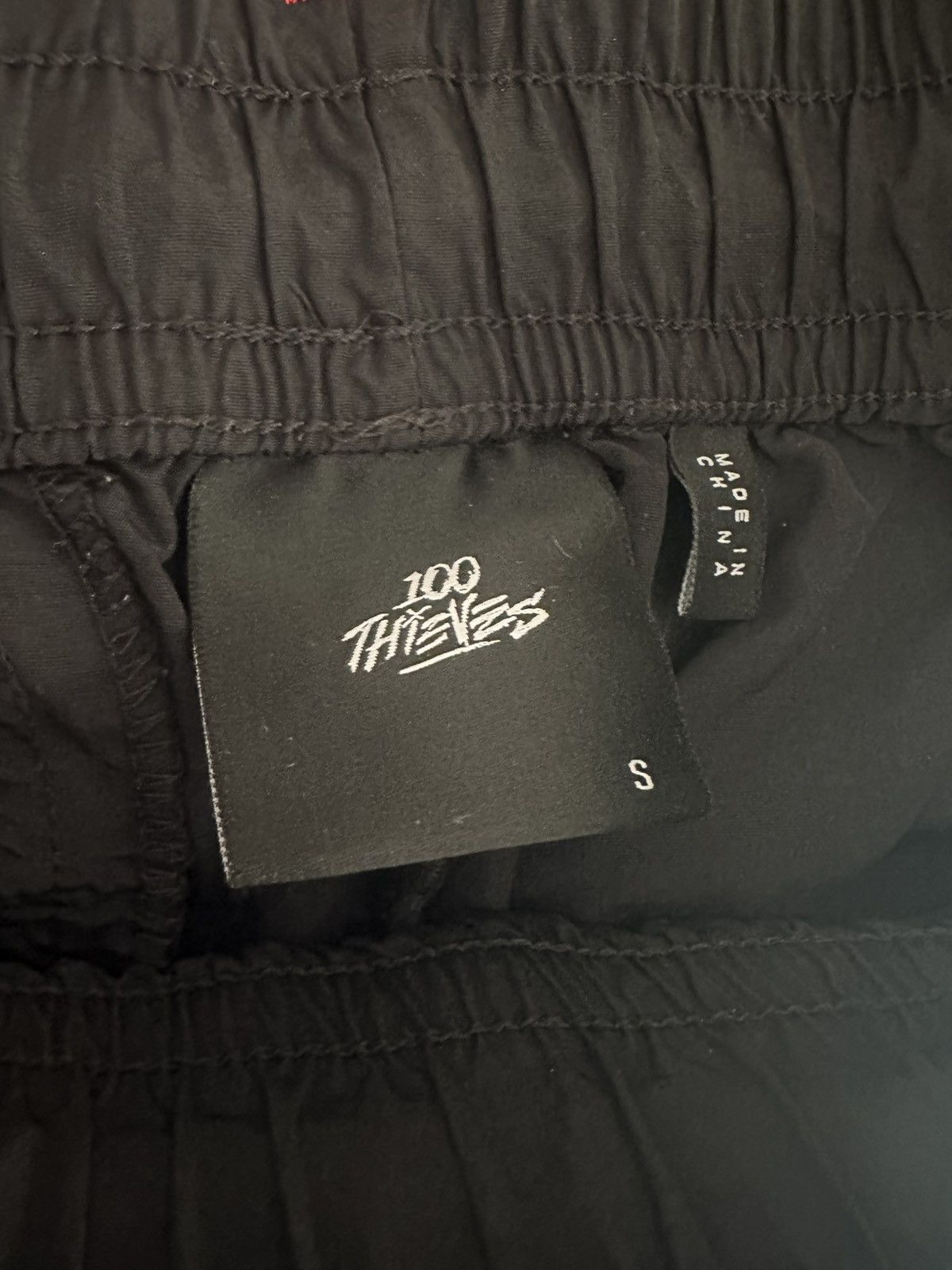 100 Thieves 100 Thieves Foundations Nylon Shorts — Black (S) Size US 30 / EU 46 - 5 Thumbnail