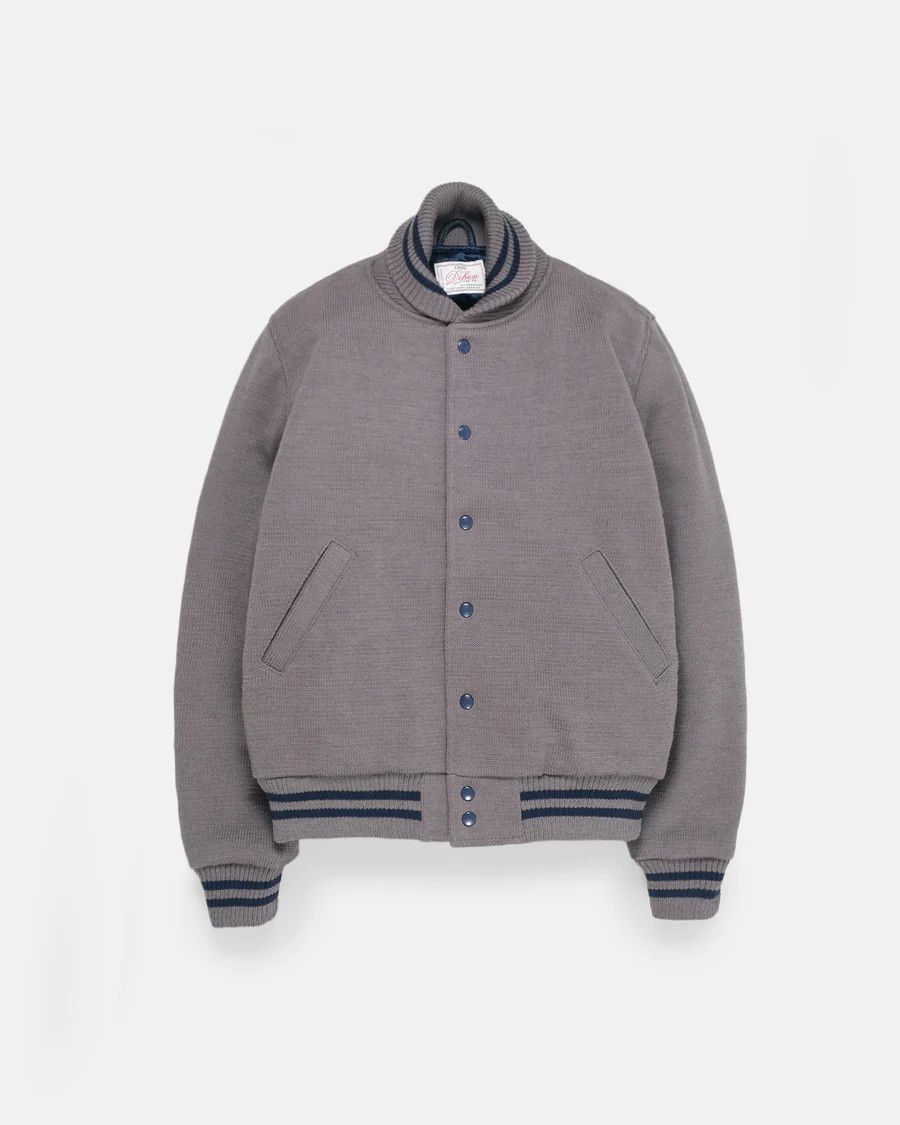 image of Dehen 1920 Knit Club Jacket Smoke Medium New, Men's