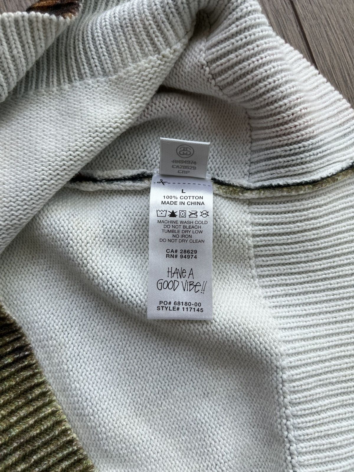 Stussy Stussy x Peter Tosh Knit Sweater Large Size US L / EU 52-54 / 3 - 10 Thumbnail