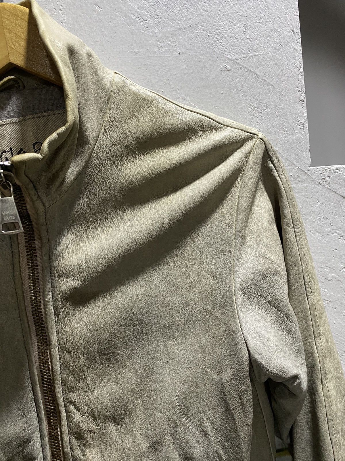Giorgio Brato Giorgio Brato Leather Vera Pelle Bomber Jacket Size US S / EU 44-46 / 1 - 5 Thumbnail
