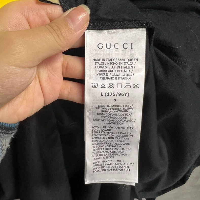 Gucci Gucci Adidas black and white printed pattern logo round nec Size US L / EU 52-54 / 3 - 3 Thumbnail