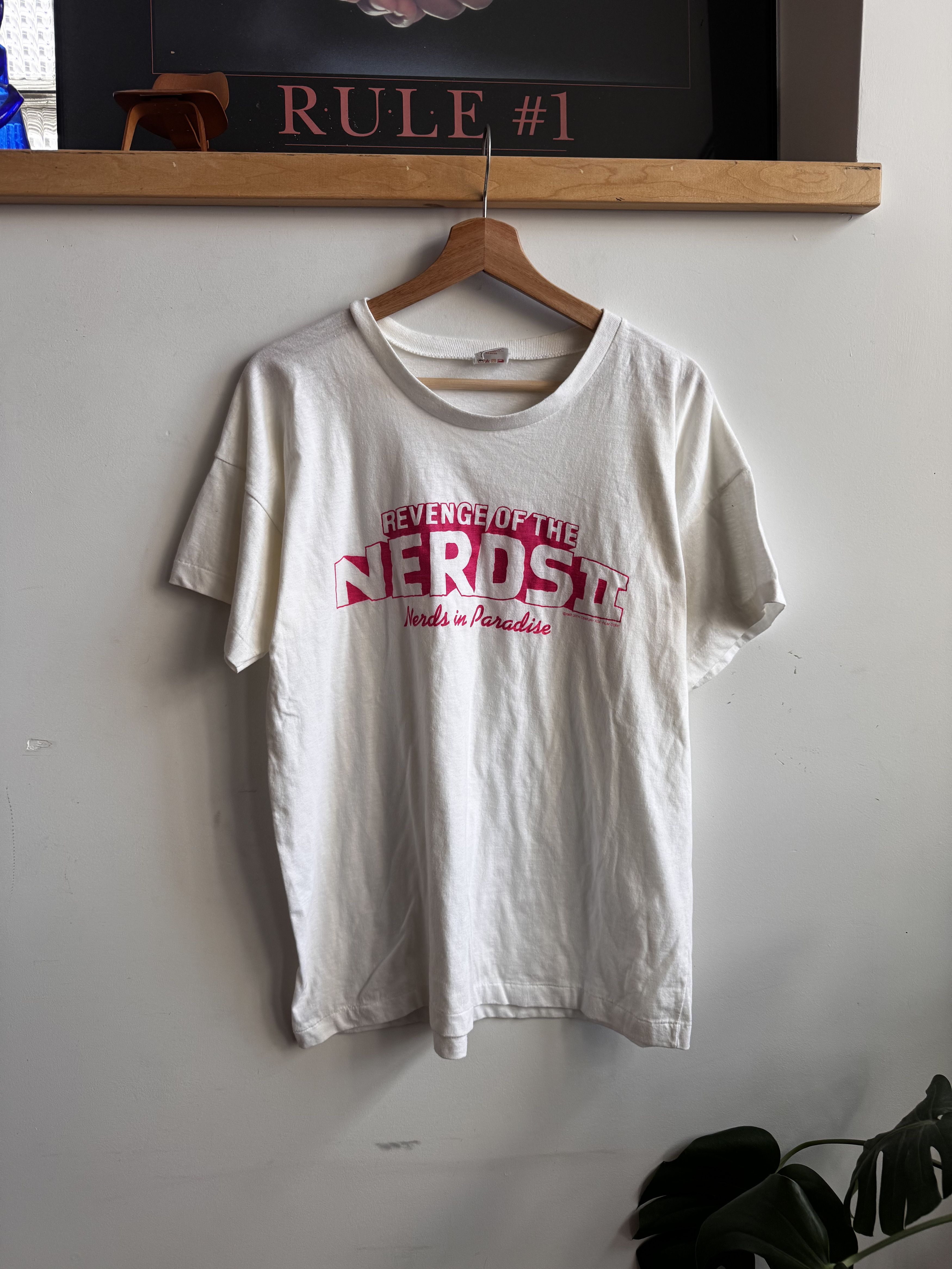 Vintage 80s Revenge of the nerds 2 movie promo Tshirt Size fits M Size US M / EU 48-50 / 2 - 1 Thumbnail