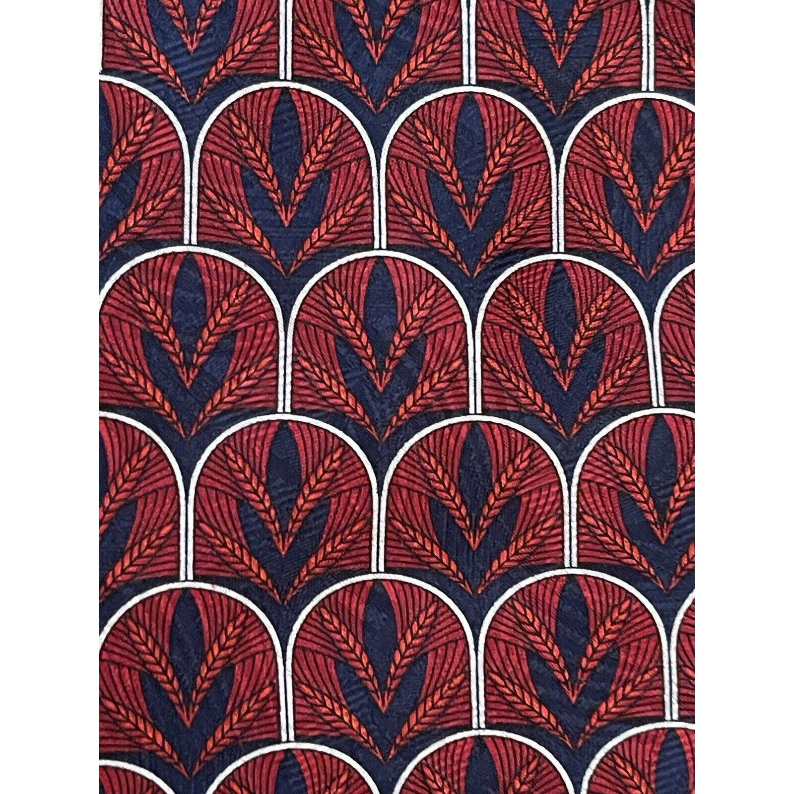 & Other Stories Fumagalli’s Red Blue 100% Silk Men’s Neck Tie Made In Spain Size ONE SIZE - 11 Thumbnail