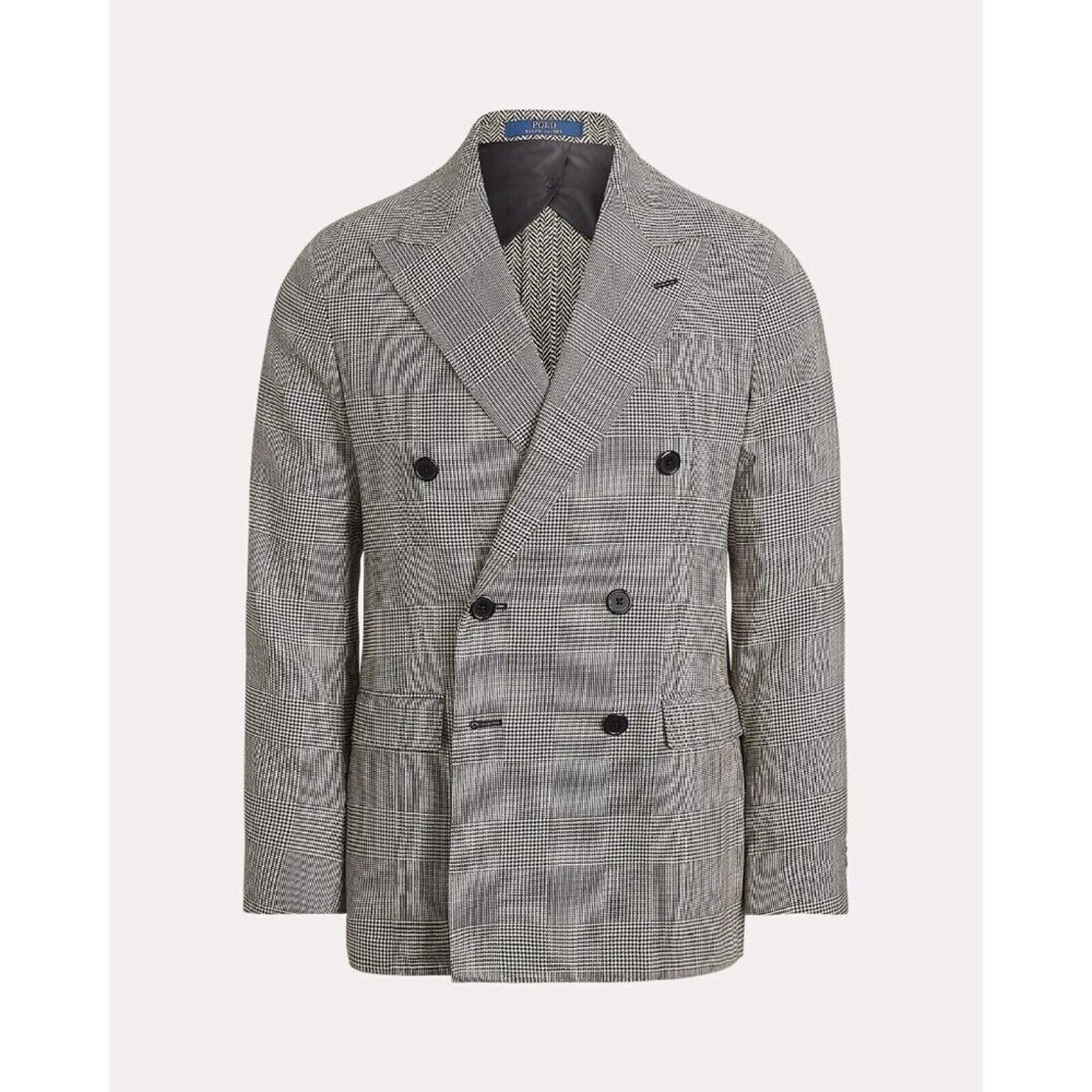 Polo Ralph Lauren NWT Polo Ralph Lauren Glen Plaid Double Breasted Blazer 42R Size 42R - 1 Thumbnail