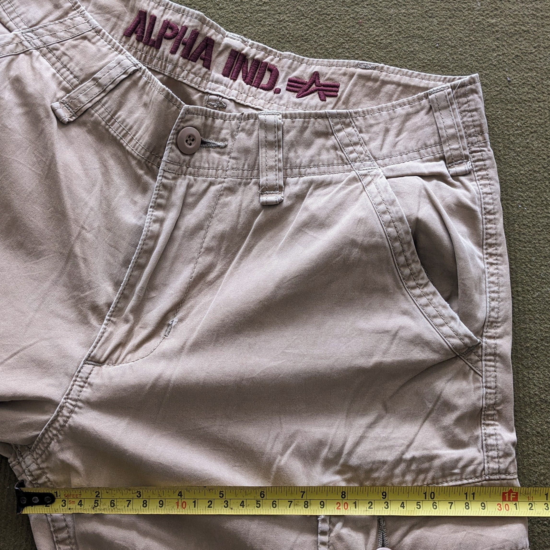 Alpha Industries Vintage ALPHA INDUSTRIES Cargo Pants Size US 31 - 7 Thumbnail
