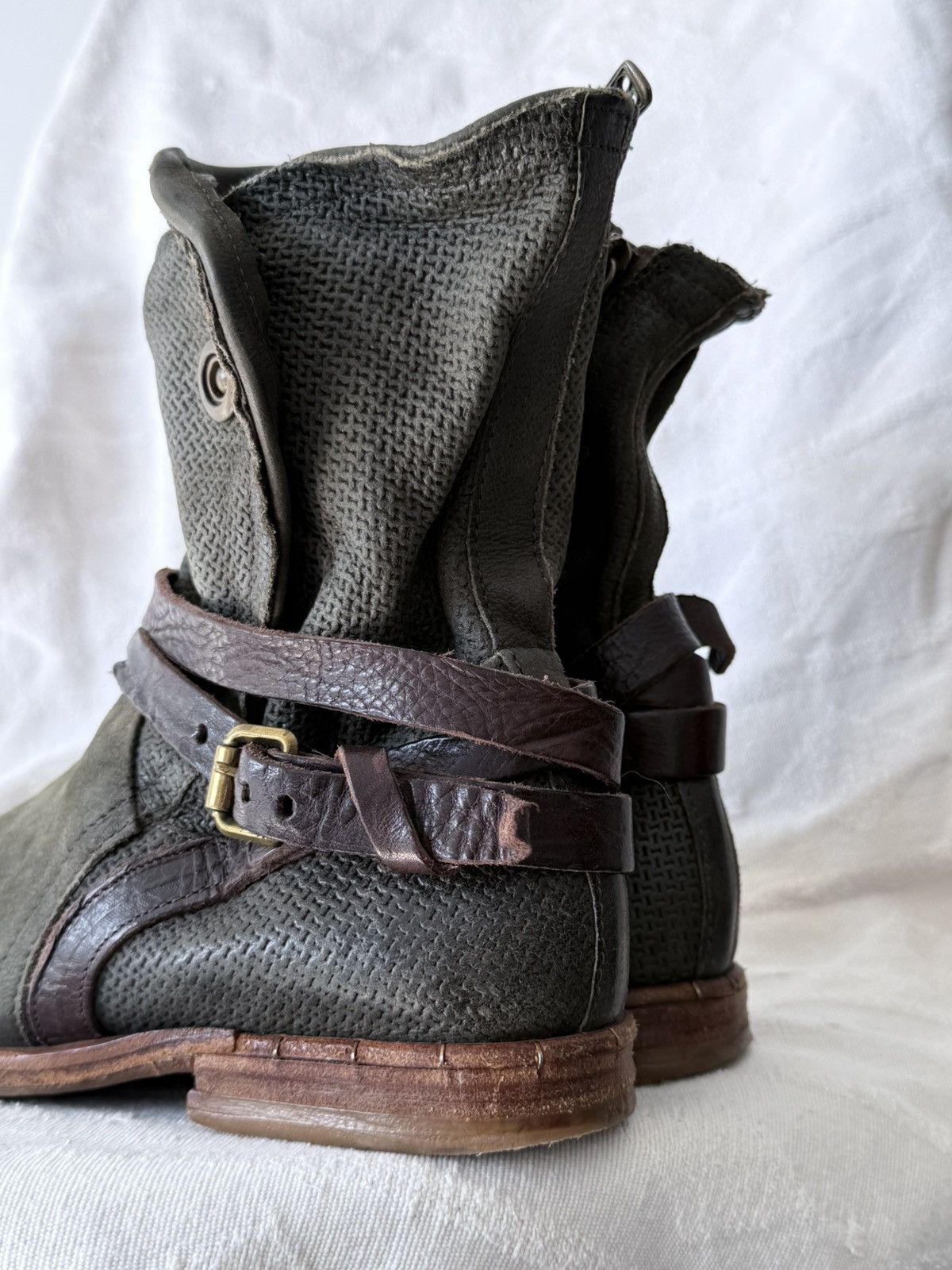 A.S.98 Avant Garde A.S. 98 14th Addiction Style Leather Boots Size US 8 / EU 41 - 5 Thumbnail