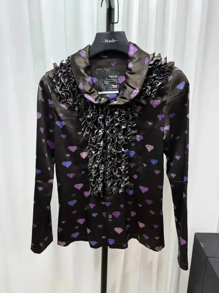 Undercover Undercover 01AW Diamond Print Shirt Size US M / EU 48-50 / 2 - 1 Thumbnail