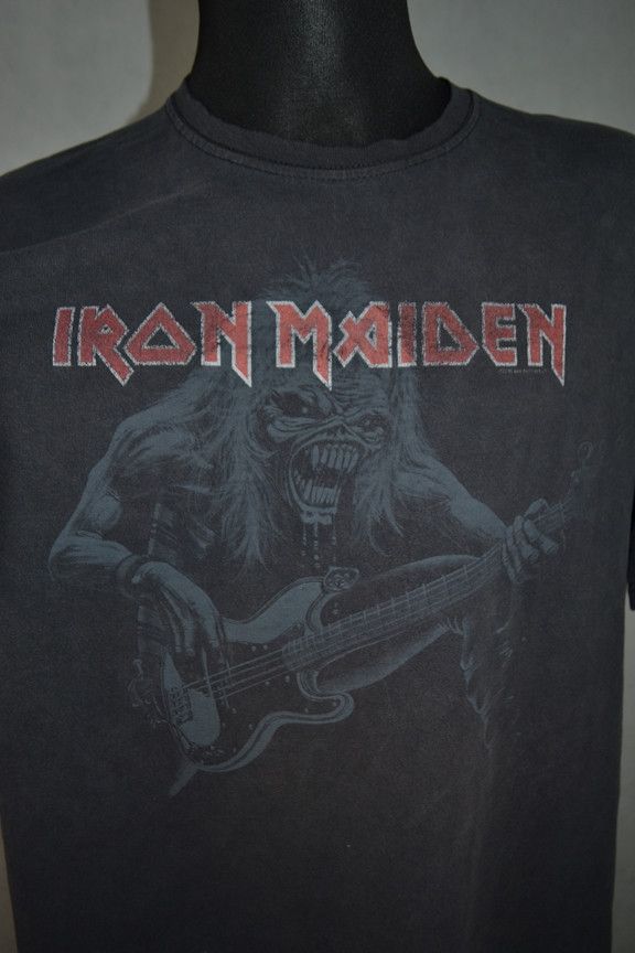 Band Tees × Iron Maiden × Vintage Vintage distressed Iron Maiden tee XXL Size US XXL / EU 58 / 5 - 7 Thumbnail