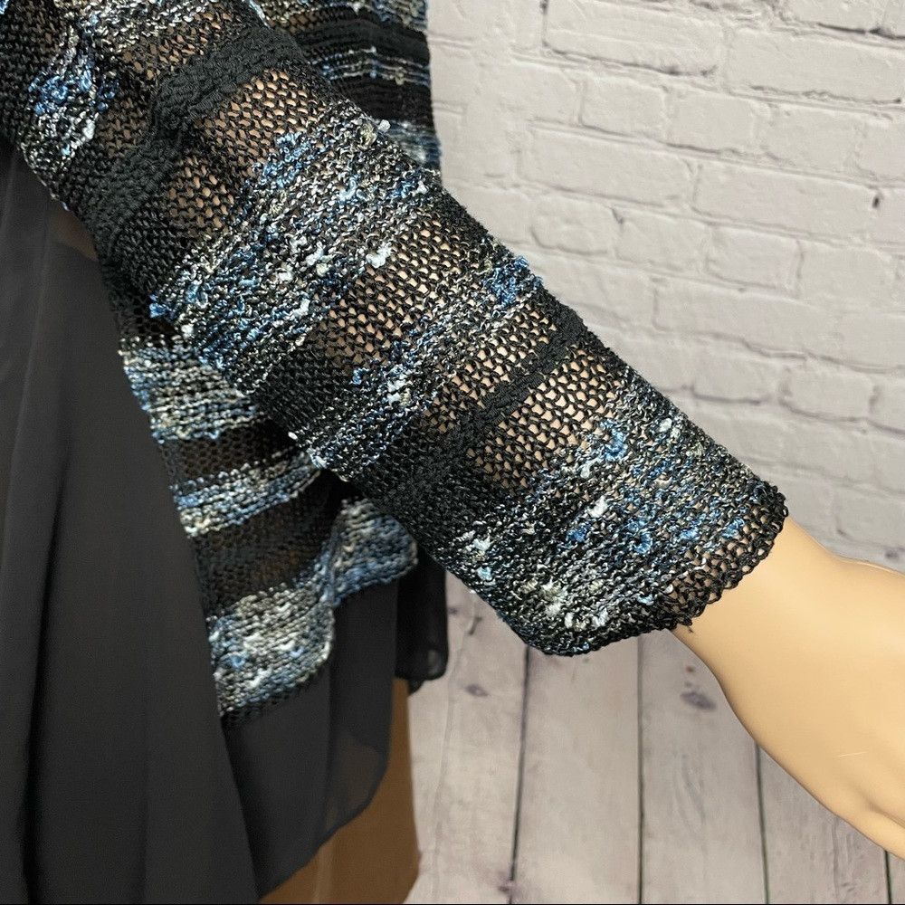 Other New Ball Of Cotton Combo Black Blue Linen Viscose Tunic Swe Size M / US 6-8 / IT 42-44 - 4 Thumbnail