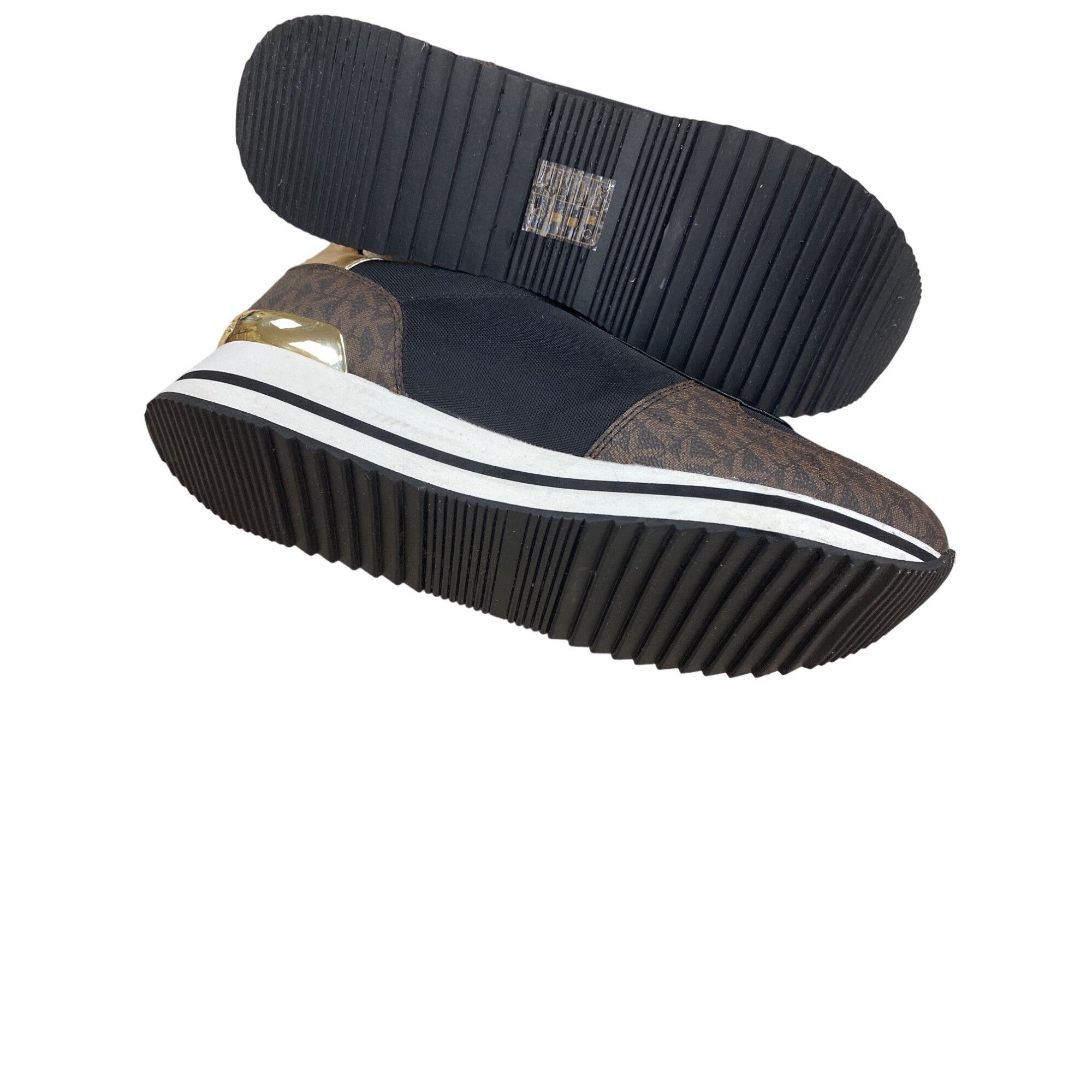 Michael Kors Michael Kors women designer sneakers brown black 10M SKU 129 Size US 10 / IT 40 - 9 Thumbnail
