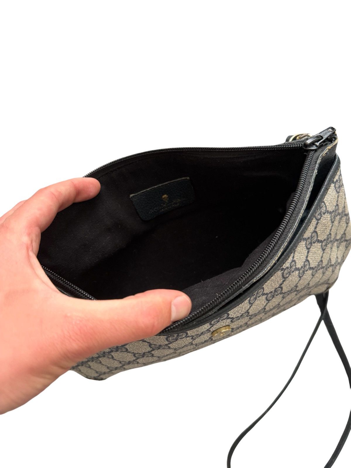 Gucci Vintage Gucci GG Supreme Sherry Line Bag Size ONE SIZE - 8 Thumbnail