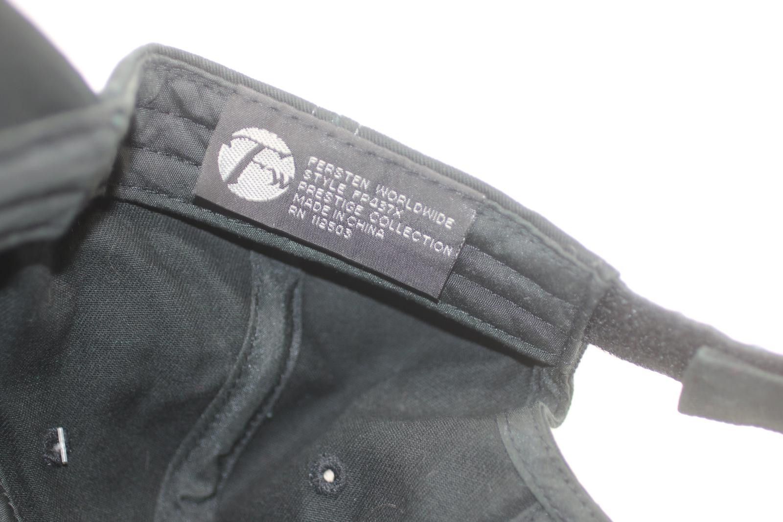 Point Zero Gree Logo Baseball Cap Black Blue Organic Fabric Adjustable Size ONE SIZE - 12 Thumbnail