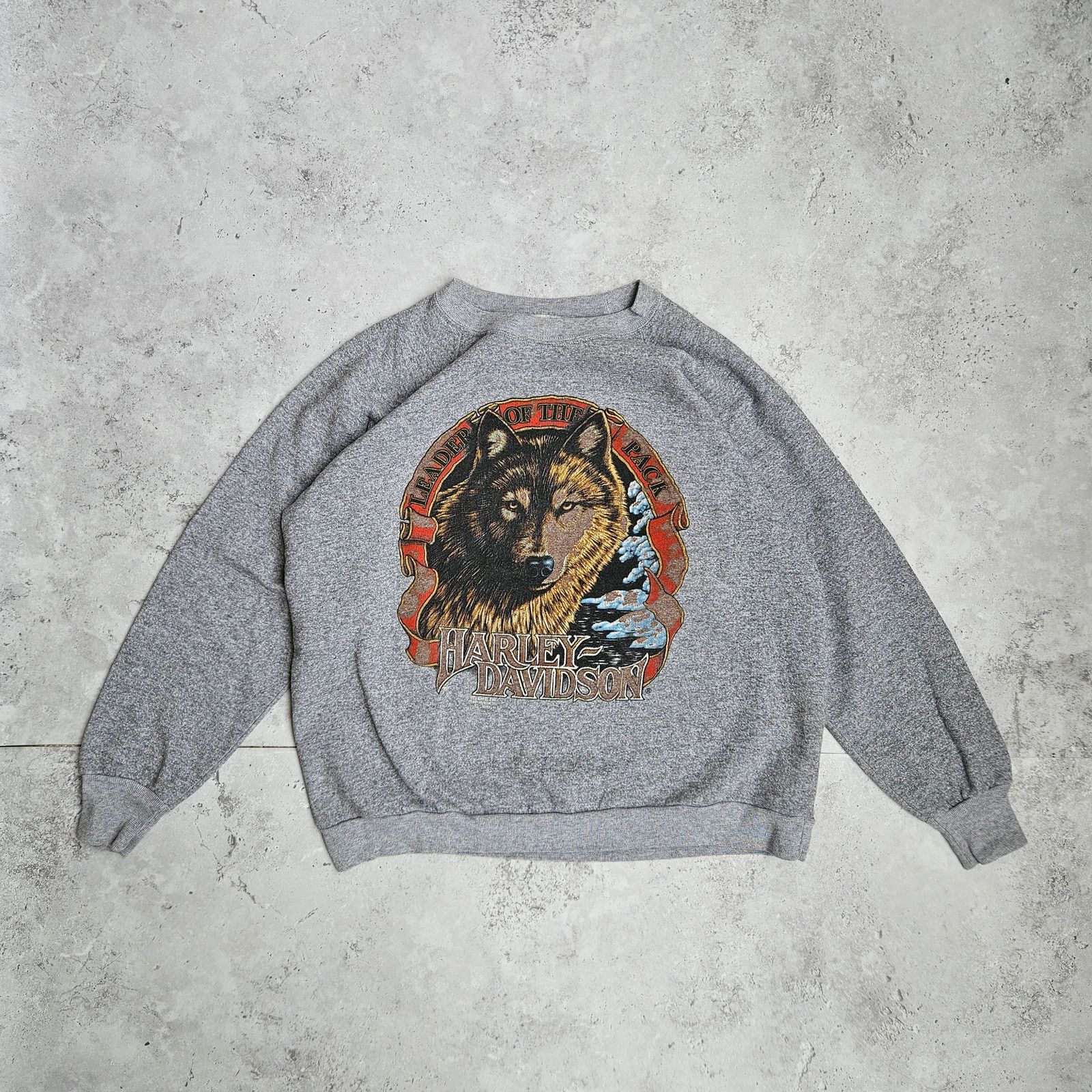 Harley Davidson Vintage 1991 90s Harley Davidson 3D Emblem Sweatshirt Size US S / EU 44-46 / 1 - 1 Thumbnail