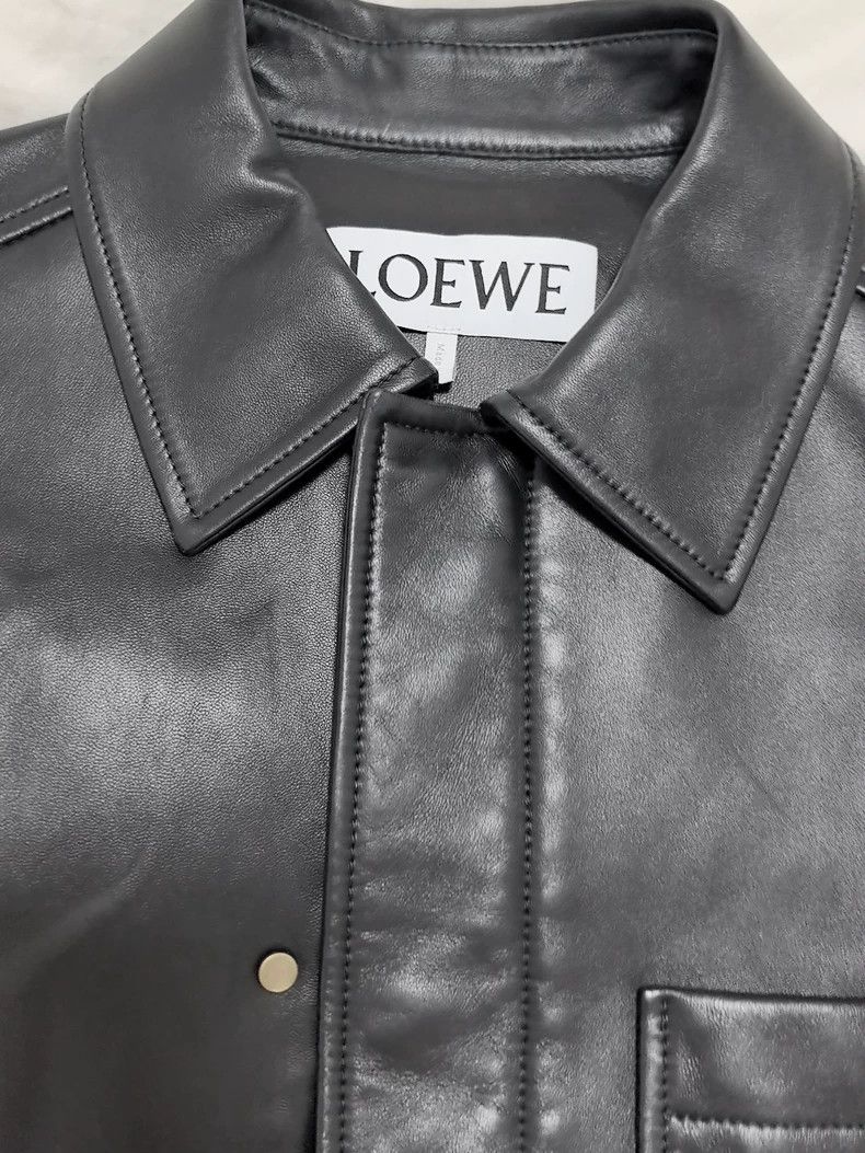 Loewe LOEWE Black jacket and leather coat Size M / US 6-8 / IT 42-44 - 2 Thumbnail