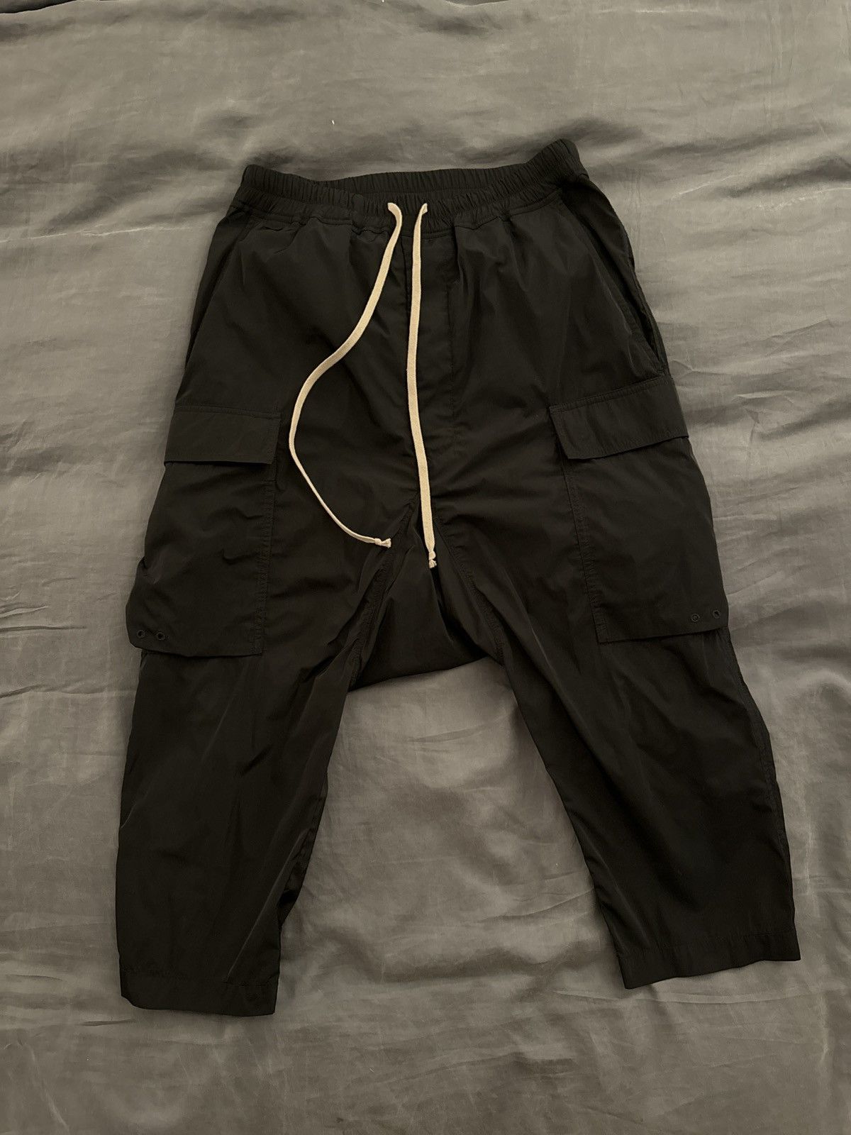 Rick Owens Rick Owens Nylon Cargo Cropped Pants | Grailed