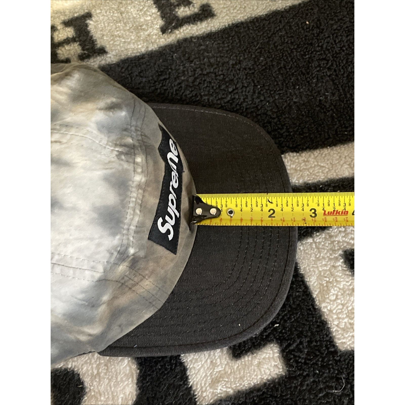 Supreme Supreme SS13 Tie-Dye black And White Camp Cap Rare Short Size ONE SIZE - 5 Thumbnail