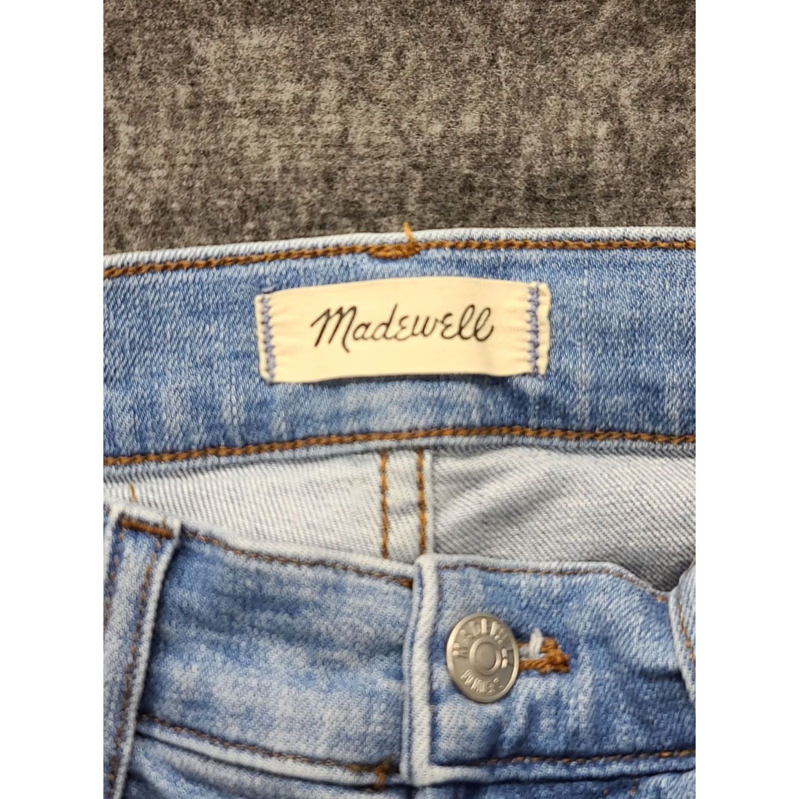 Madewell Madewell Mid Rise Perfect Vintage Jeans Womens 25x27 Regular Fit Stretch Denim Blue 5-Pocket 90s Bohemian Size 42" / US 20 - 2 Thumbnail