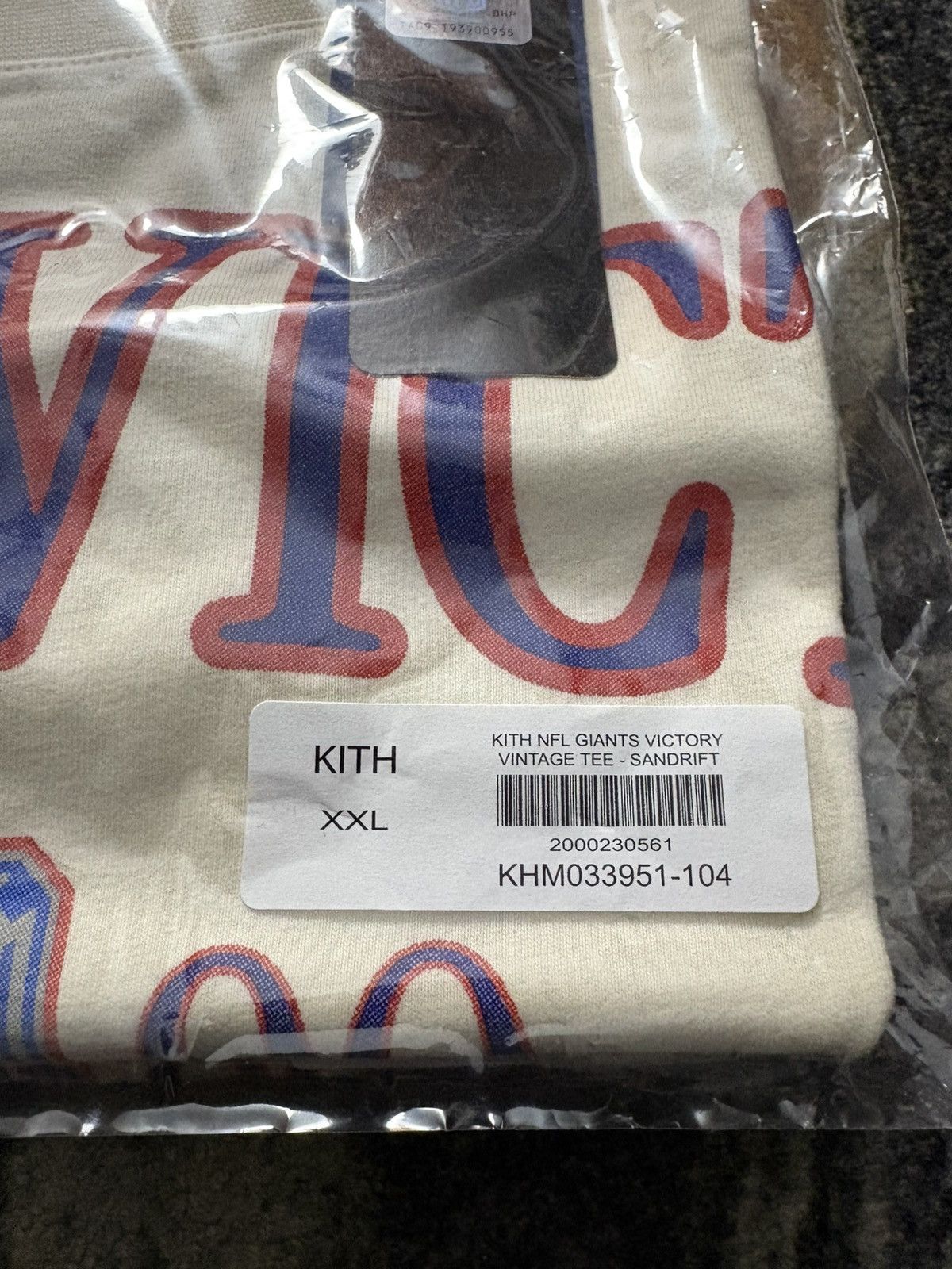Kith × NFL Kith x NFL Giants Victory Vintage Tee Size US XXL / EU 58 / 5 - 6 Thumbnail