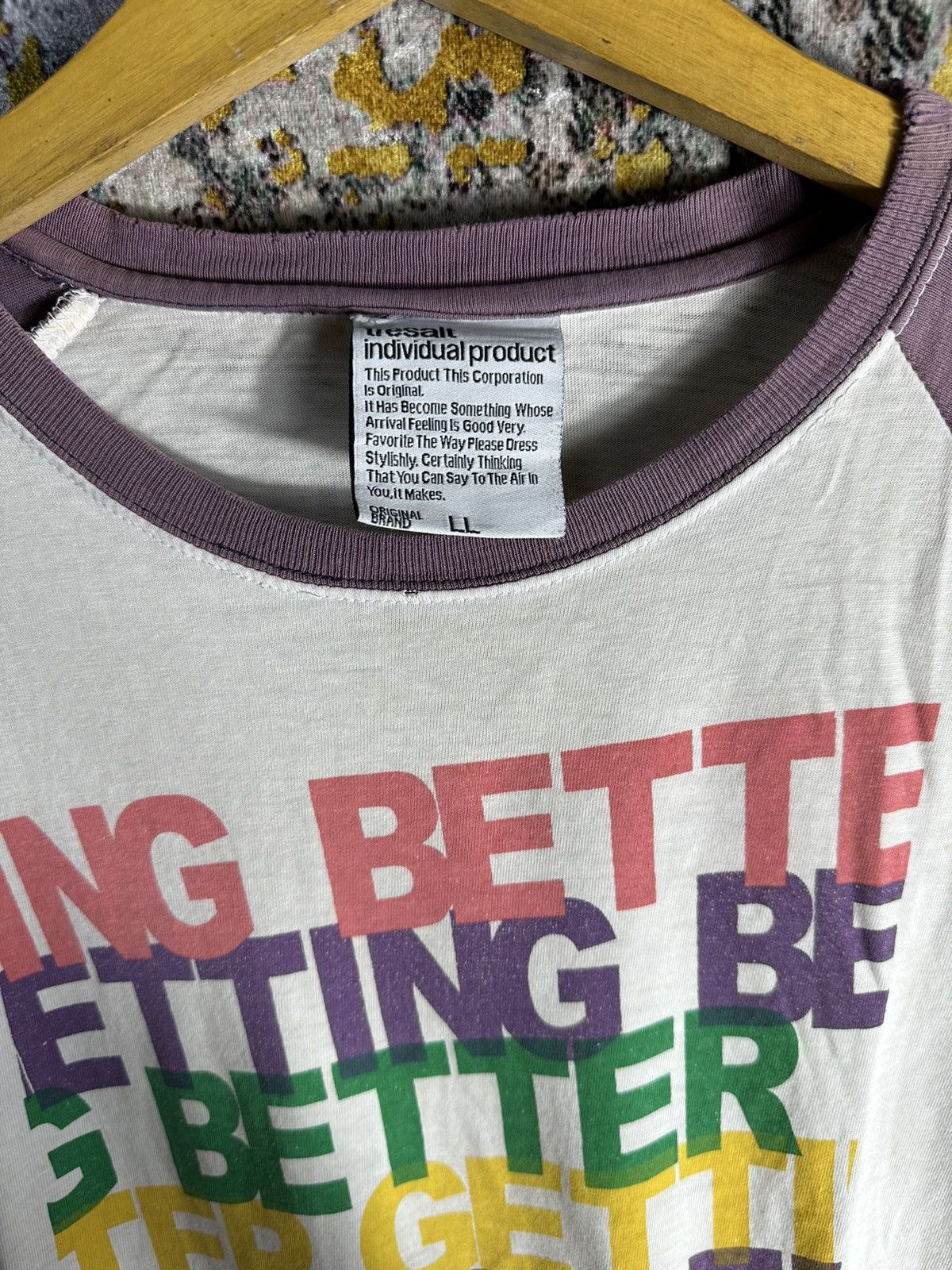 Beauty Beast SICK TRASHED FADED POEM TRESALT INDIVIDUAL LONG SLEEVE Size US L / EU 52-54 / 3 - 4 Thumbnail