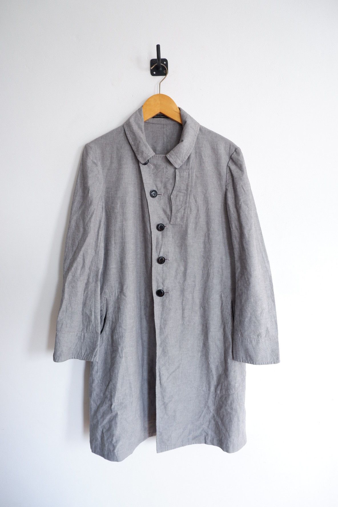 Yohji Yamamoto Vintage Y's Yohji Yamamoto Linen Coat Size US M / EU 48-50 / 2 - 1 Thumbnail