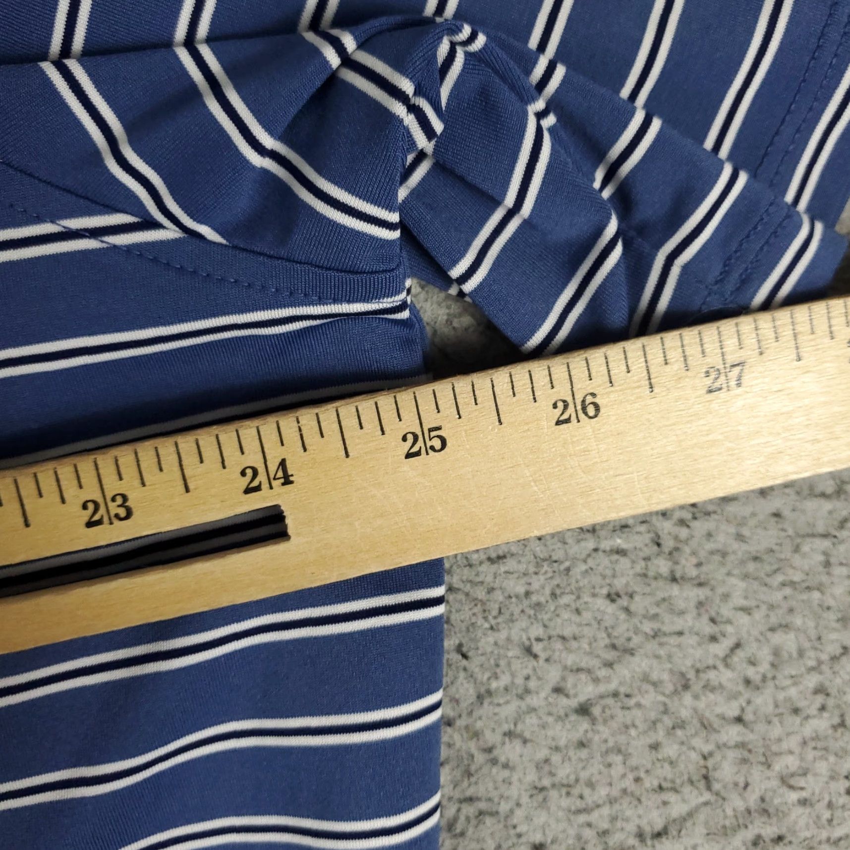 Vintage Greyson Polo Shirt Mens XL Blue Striped Wolf Golf Short Sleeve Polo Size US XL / EU 56 / 4 - 6 Thumbnail