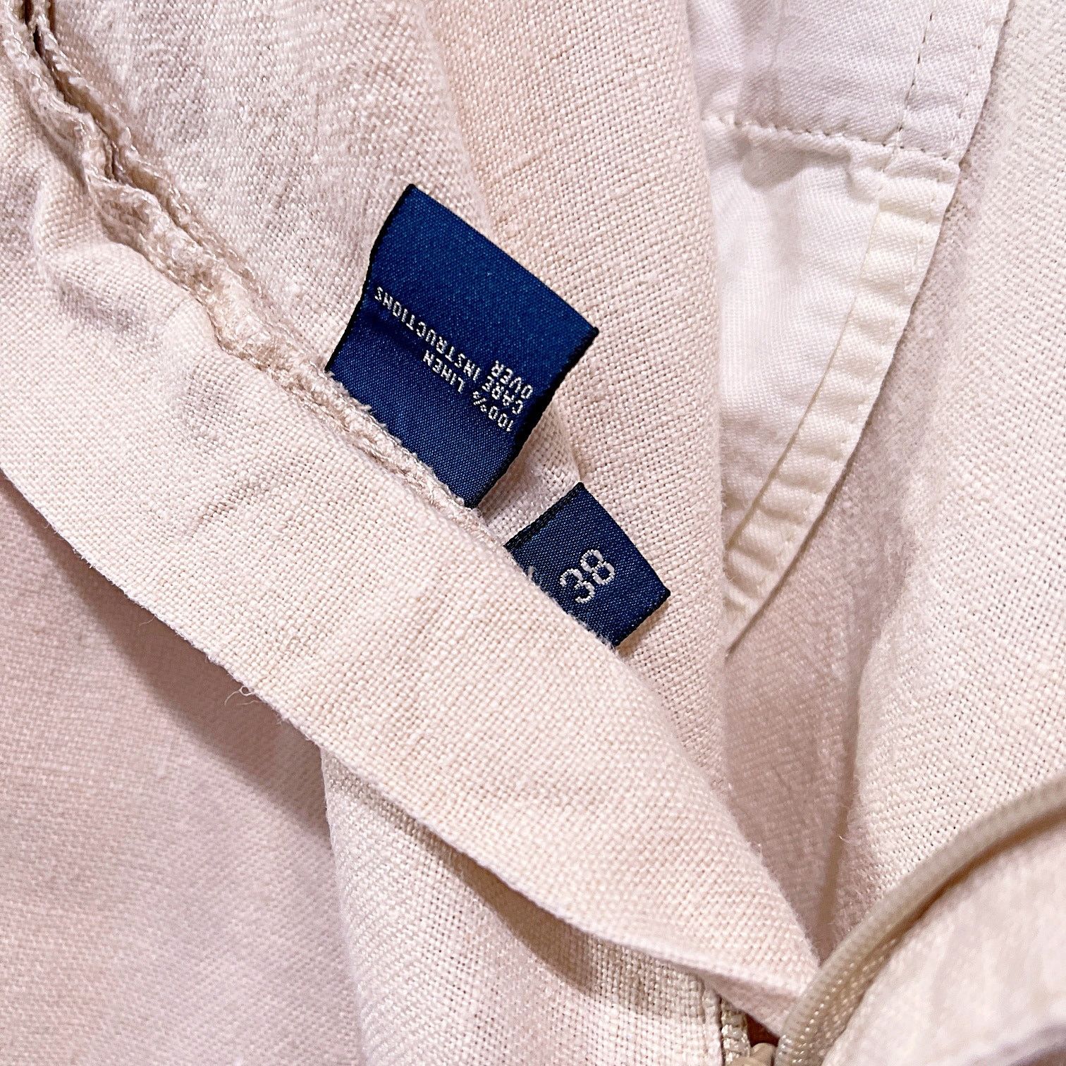 Polo Ralph Lauren POLO Ralph Lauren Linen Tyler Shorts Beige Pleated Mens 38 Size US 38 / EU 54 - 6 Thumbnail