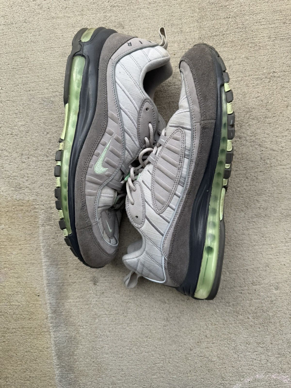 Nike Nike Air Max 98 Mint Vast Gray Size US 12 / EU 45 - 1 Thumbnail