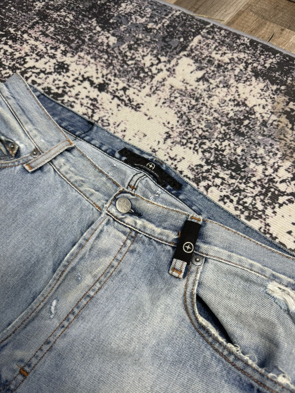 Stone Island × Vintage Stone Island blue denim jeans 34 vintage Size US 34 / EU 50 - 3 Thumbnail