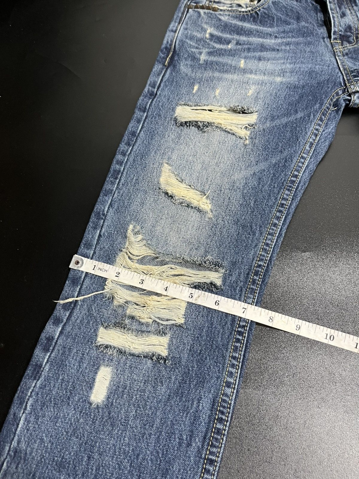 Hysteric Glamour Japanese Hysteric Glamour Distressed Jeans punk Size US 30 / EU 46 - 13 Thumbnail