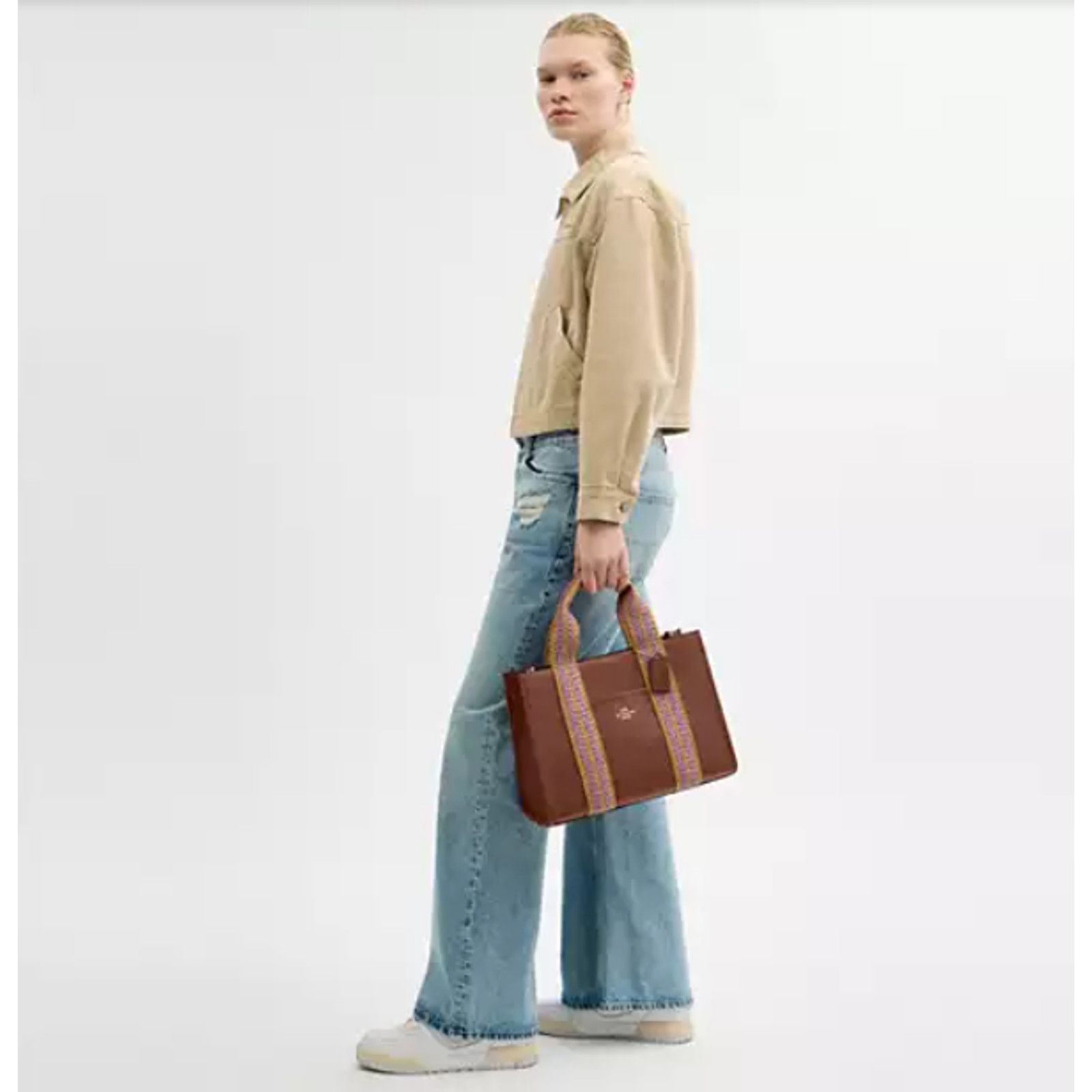 Coach Coach Smith Tote Bag Crossbody In Leather/Gold/Redwood Size ONE SIZE - 13 Thumbnail
