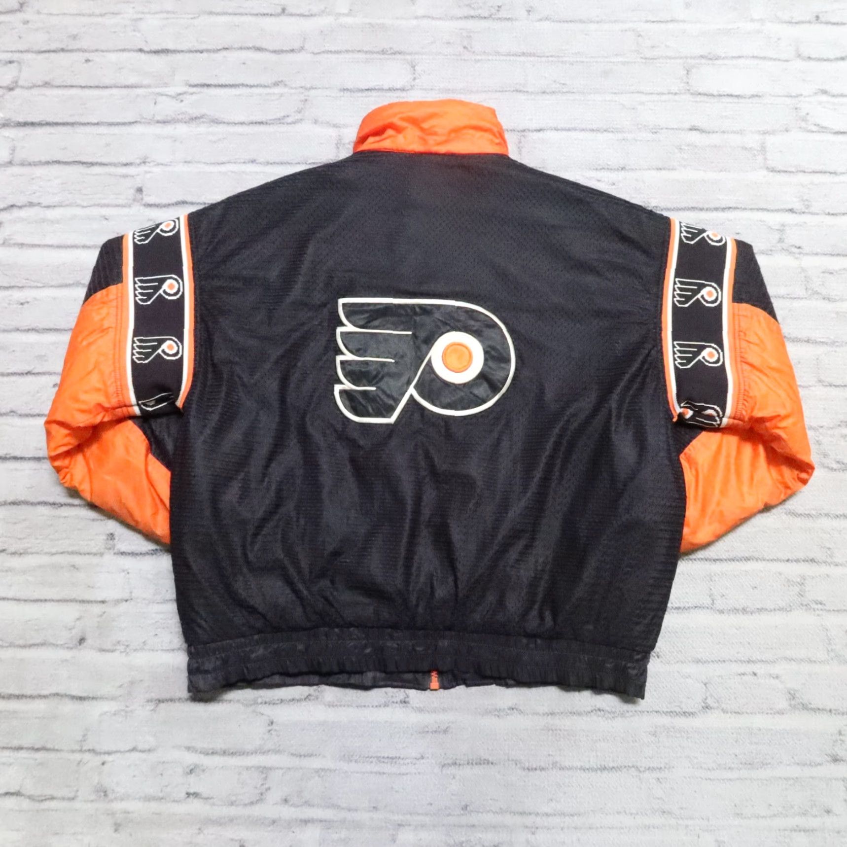 Pro Player VINTAGE Pro Player Philadelphia Flyers Reversible Jacket Jersey Style Parka Black XL Mens Size US XL / EU 56 / 4 - 2 Thumbnail