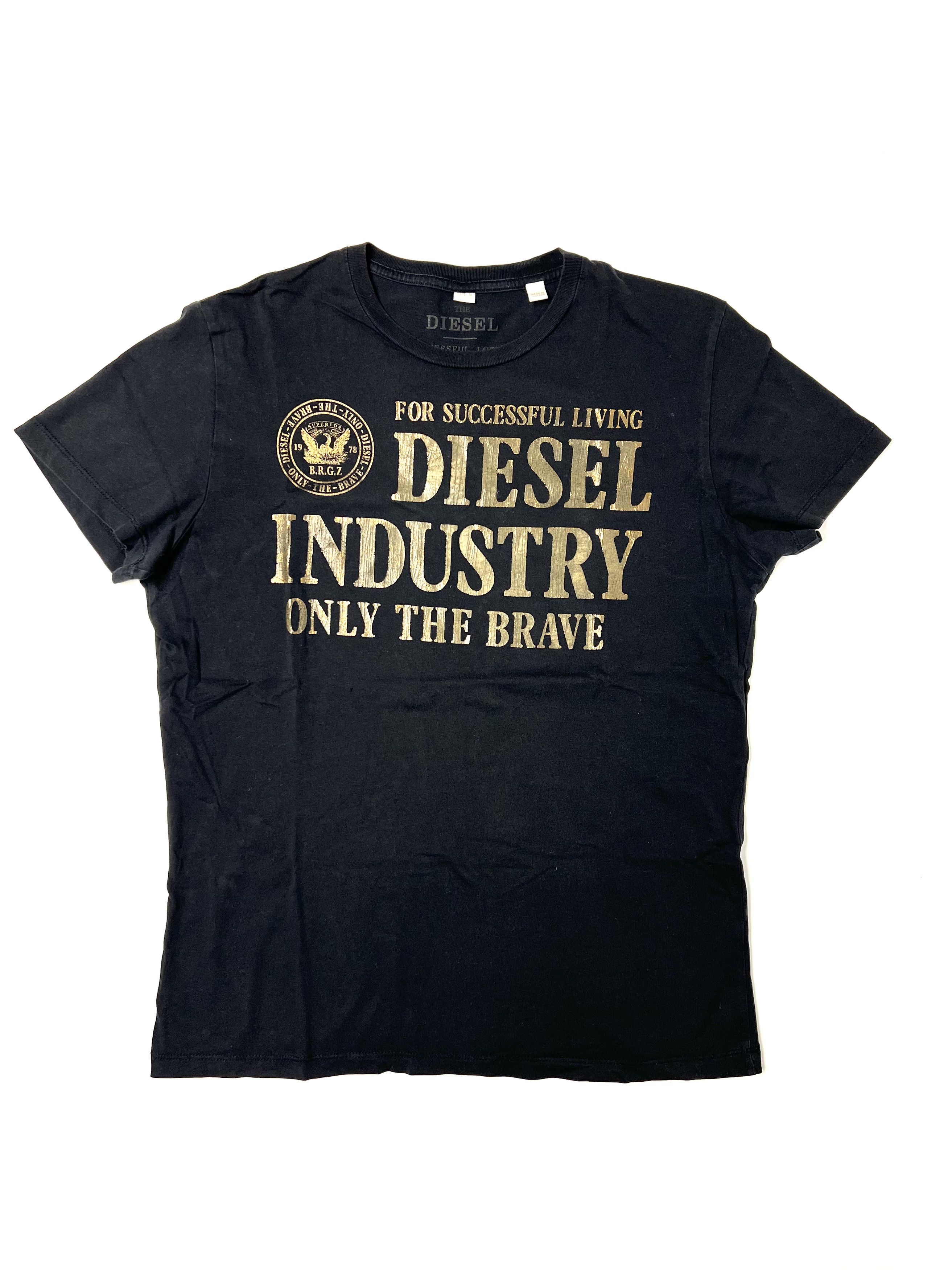 DIESEL INDUSTRY CREW NECK T-SHORT W / SHORT SLEVEES