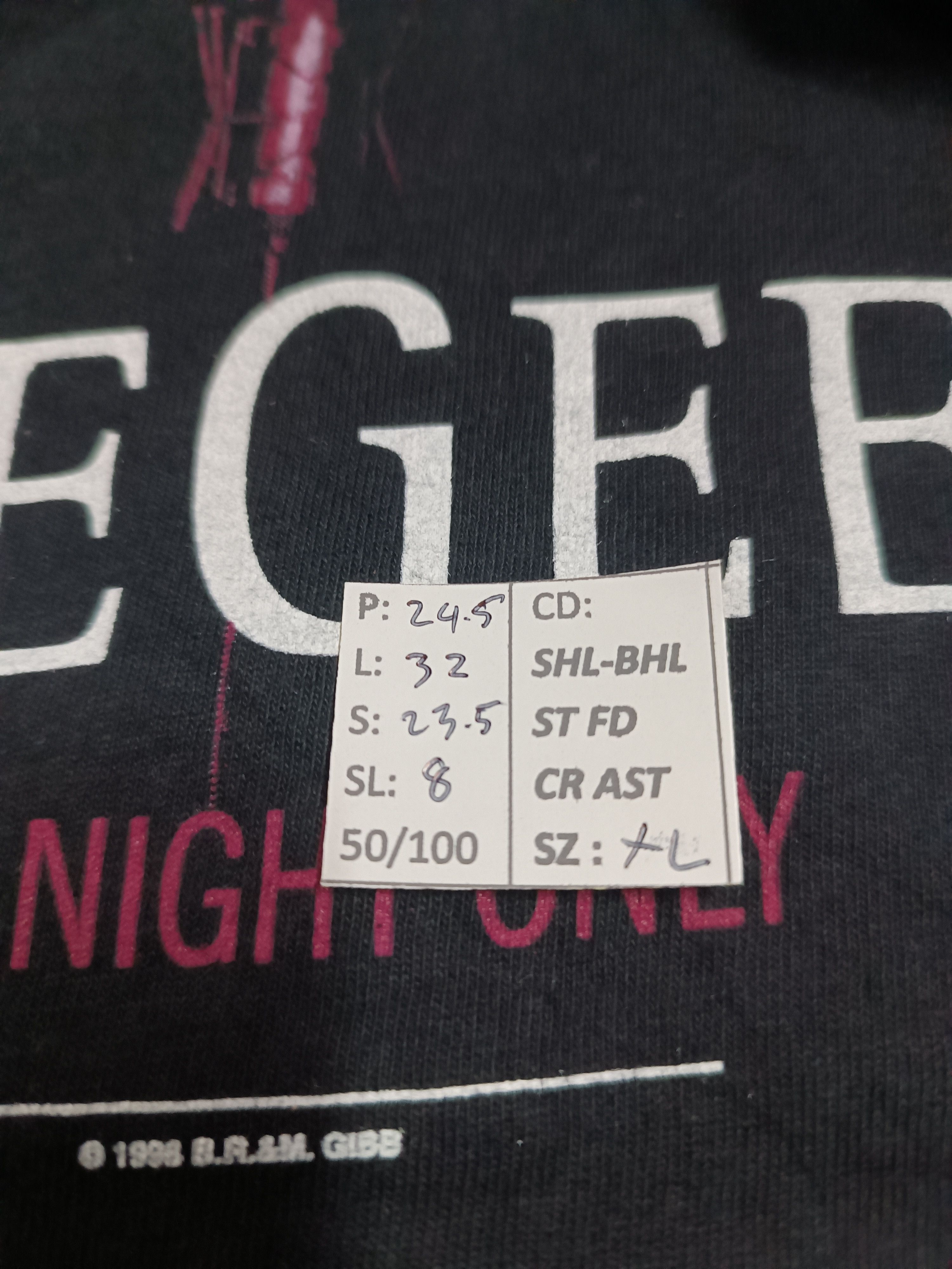 VINTAGE 90'S BEE GEES ONE NIGHT ONLY TOUR TEE